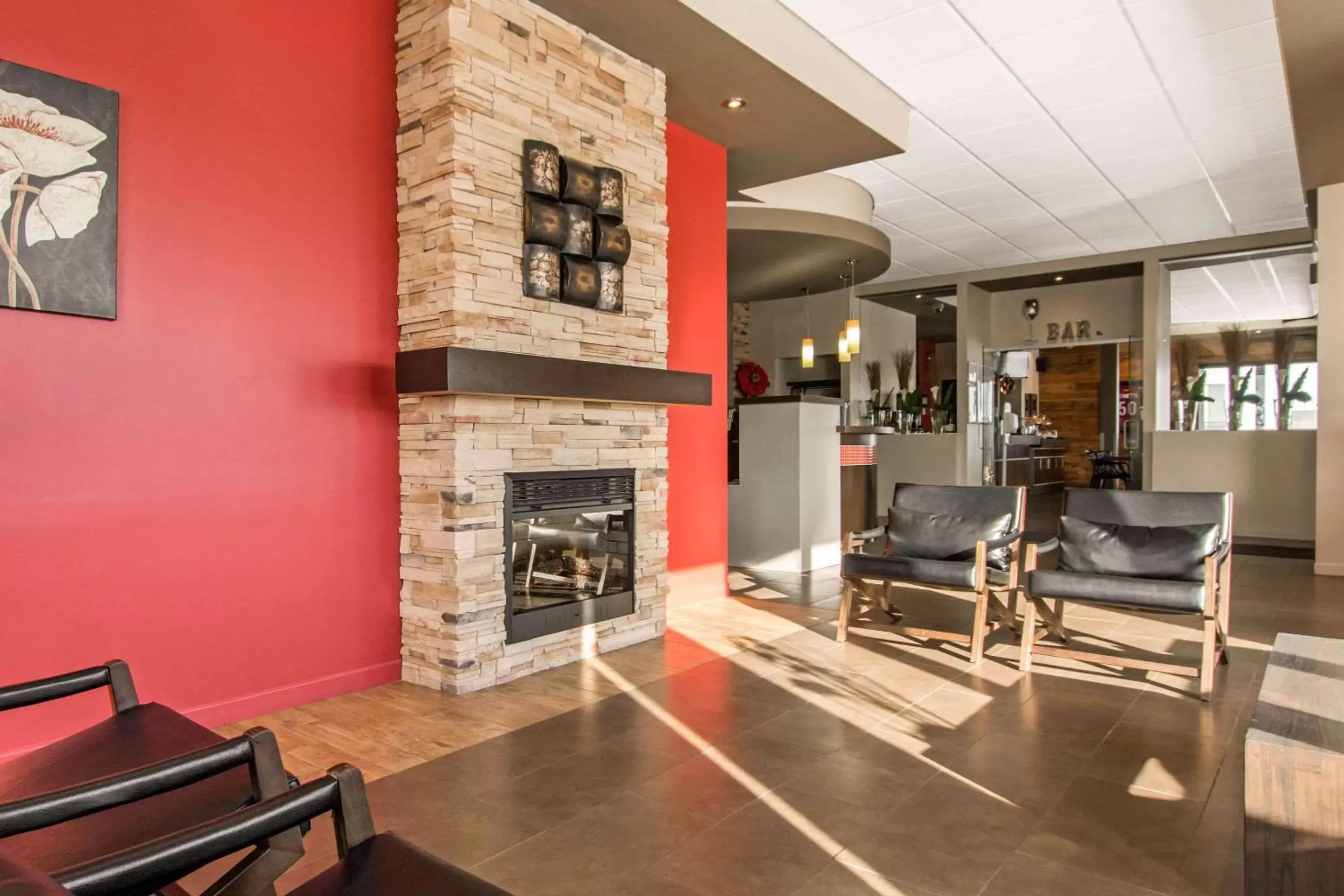 Lobby or reception in Econolodge Inn & Suites St-Apollinaire