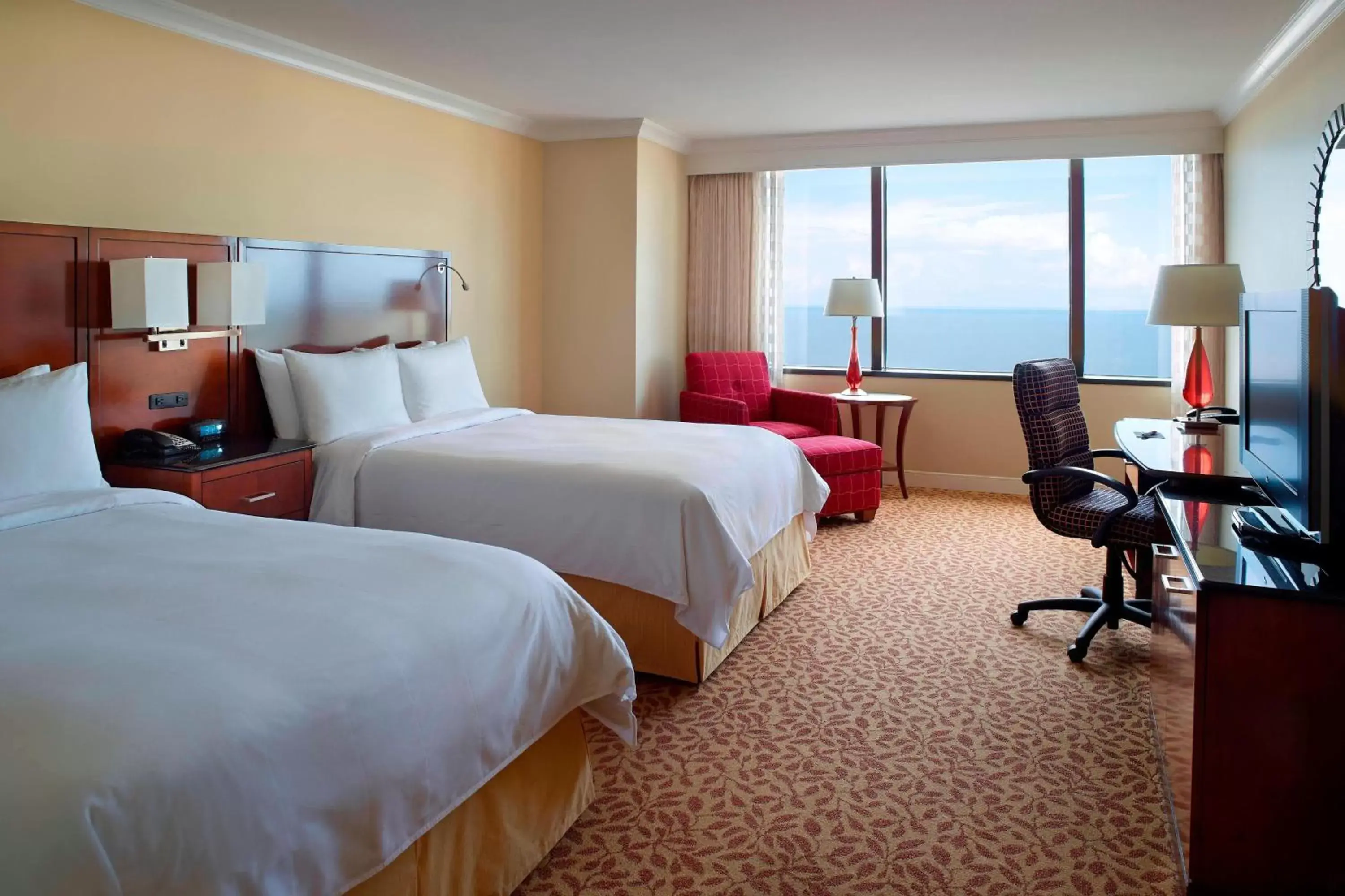 Double Room with Two Double Beds and Lake View - Hearing Accessible in New Orleans Marriott Metairie At Lakeway Double Room with Two Double Beds and Lake View - Hearing Accessible in New Orleans Marriott Metairie At Lakeway