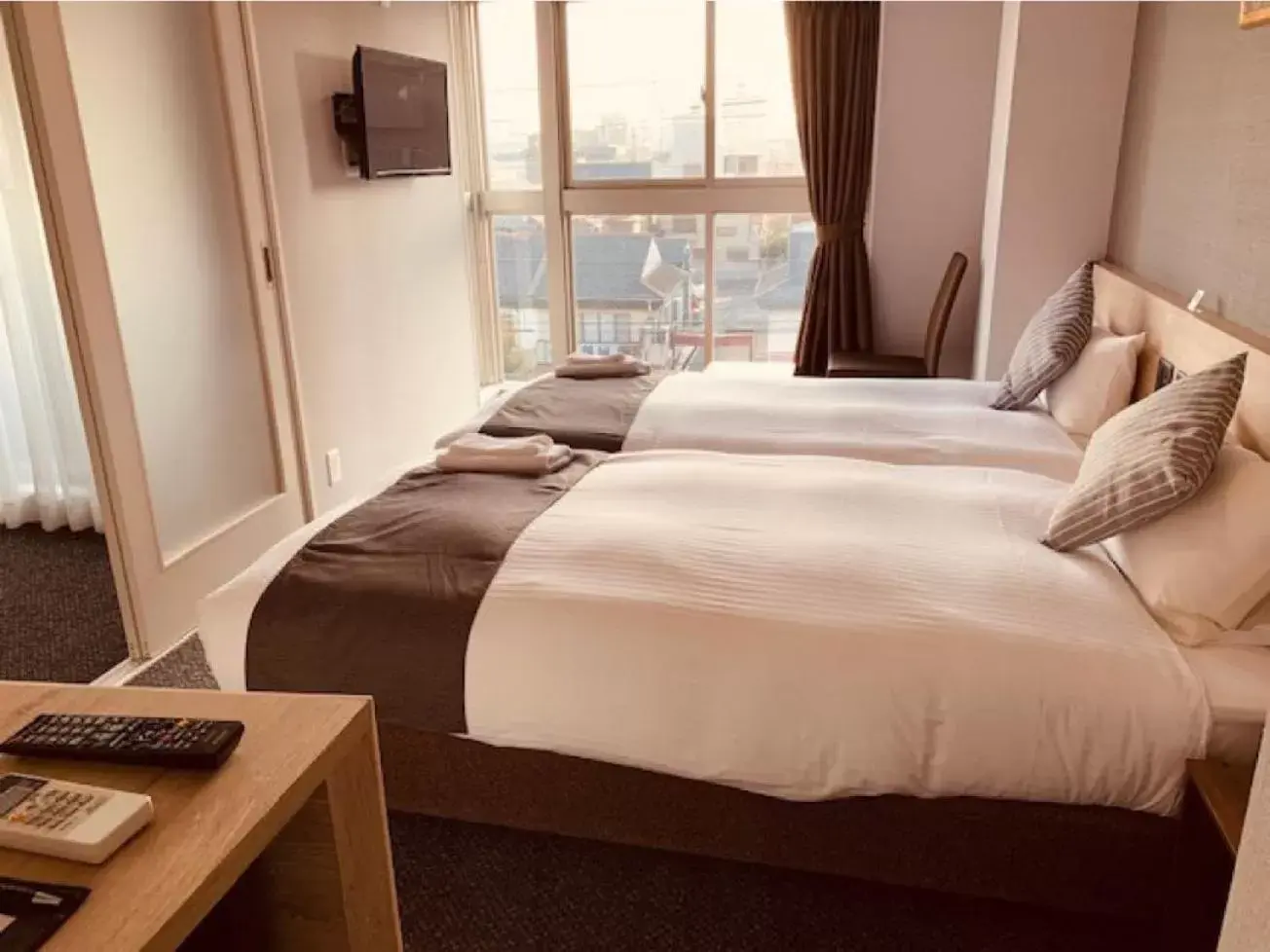 Bed in HOTEL STATE TENNOJI Bed in HOTEL STATE TENNOJI