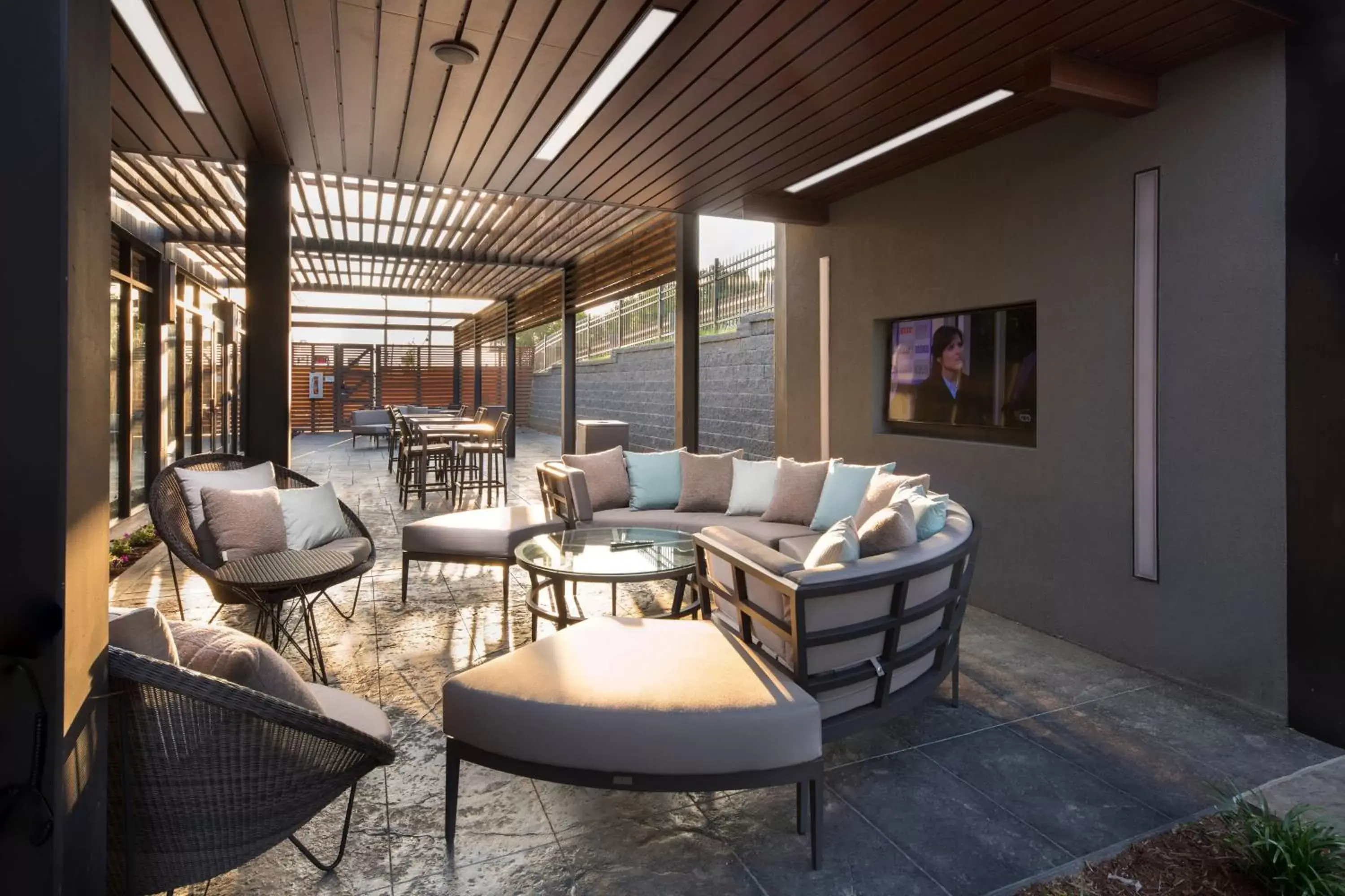 Other, Seating Area in Courtyard by Marriott Russellville