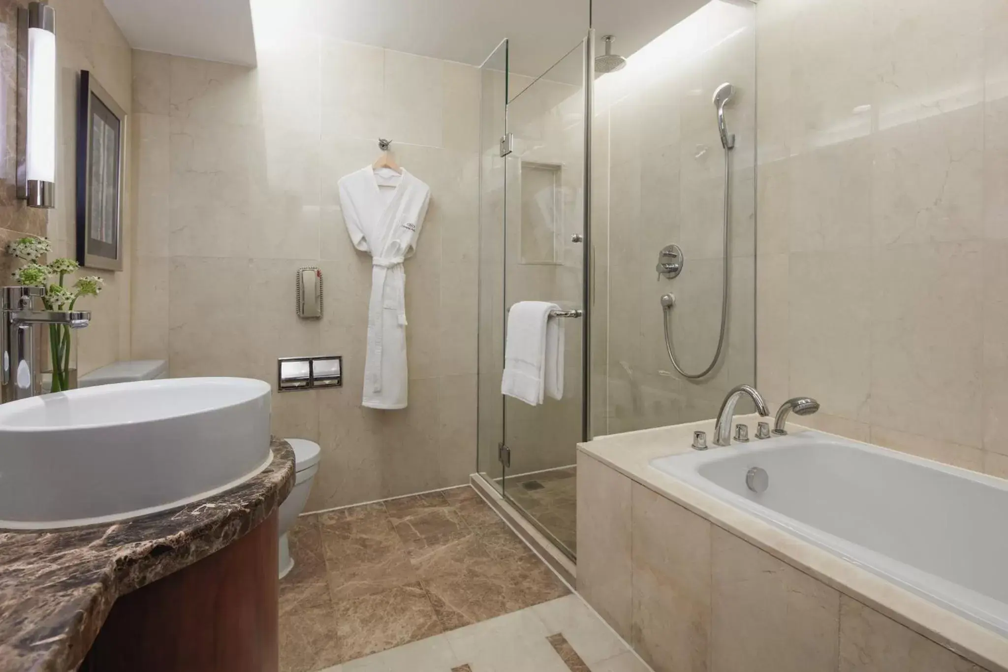 Bathroom in Crowne Plaza Beijing International Airport, an IHG Hotel