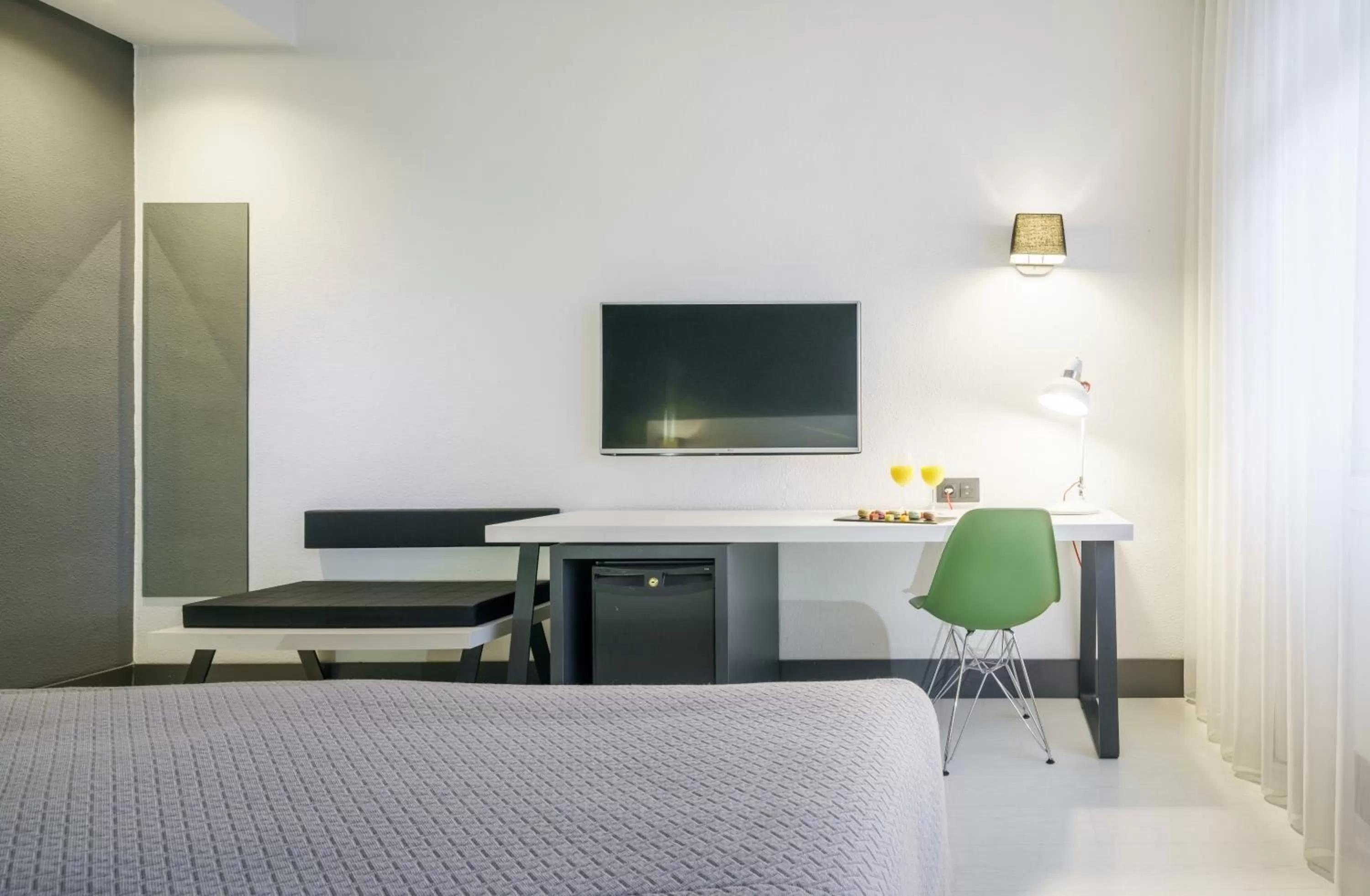 Photo of the whole room, Bed in Hotel Ilunion Bilbao