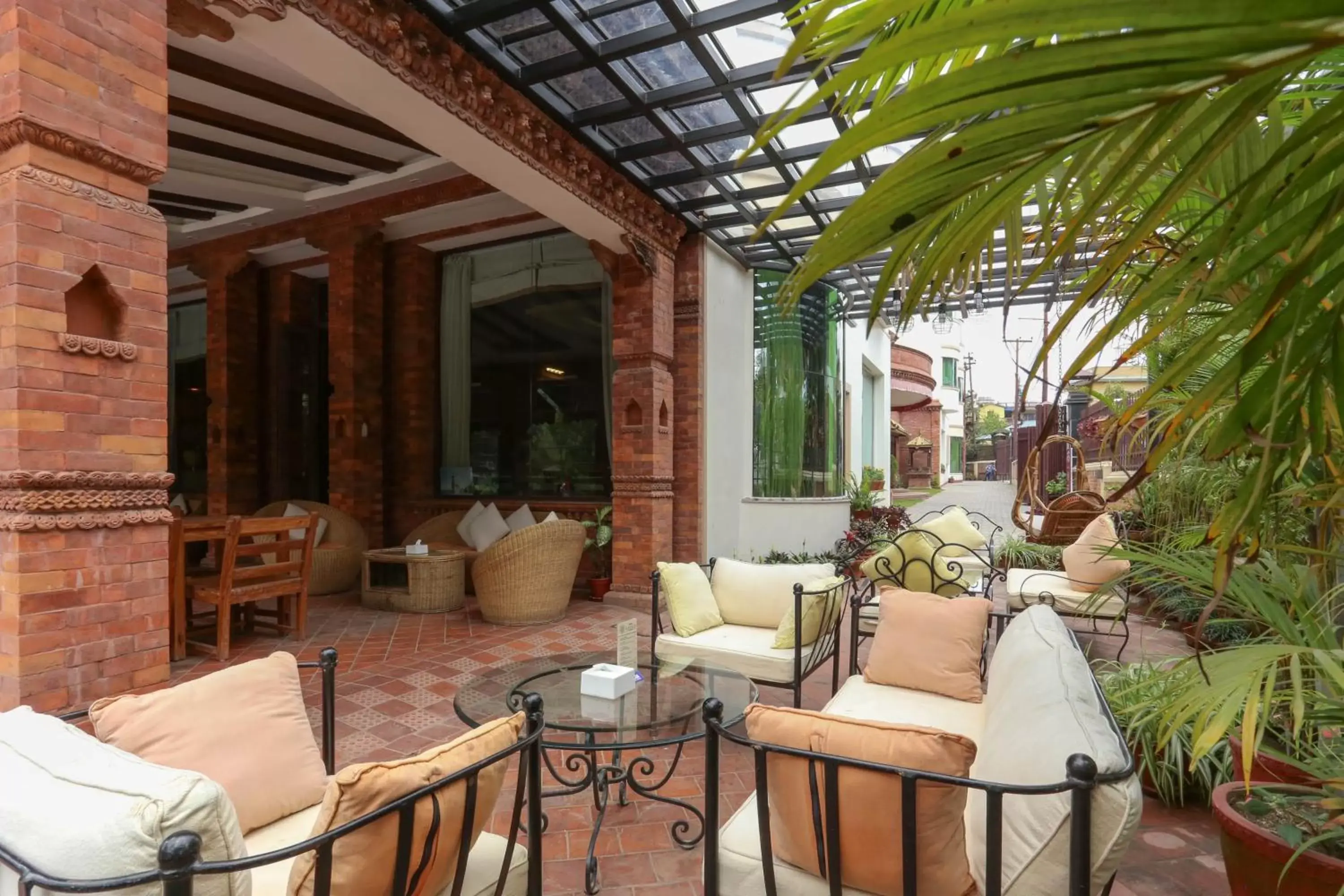 Patio in Dahlia Boutique Hotel