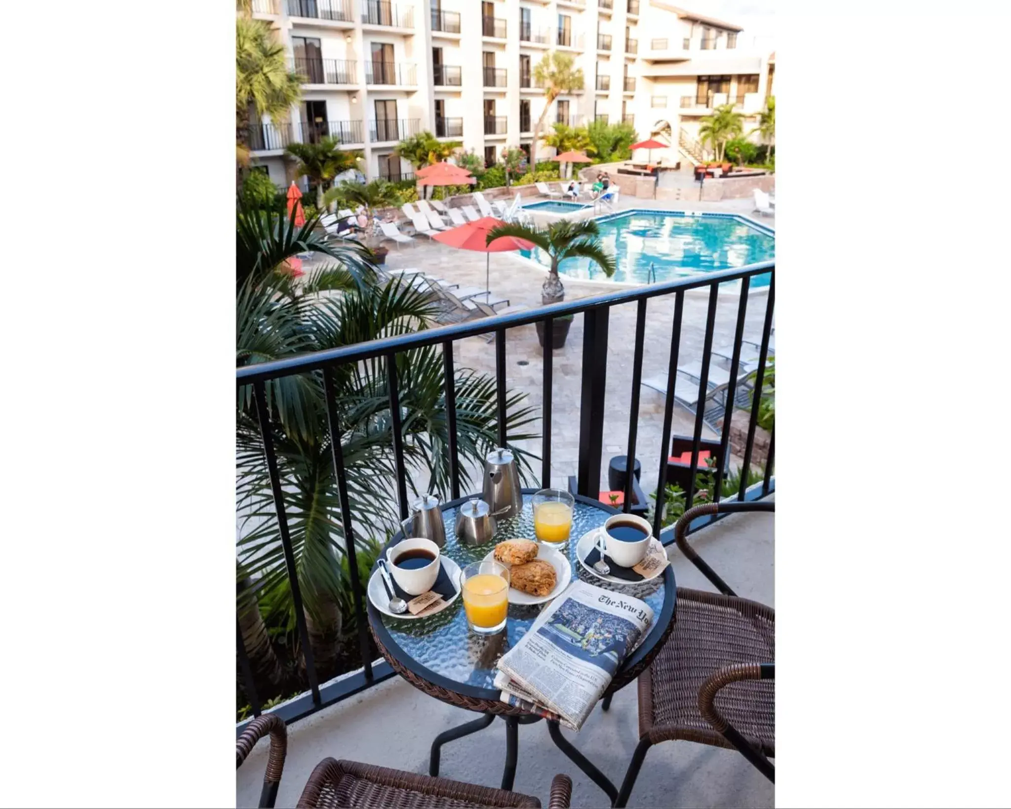 Balcony/Terrace in Wyndham Boca Raton Hotel
