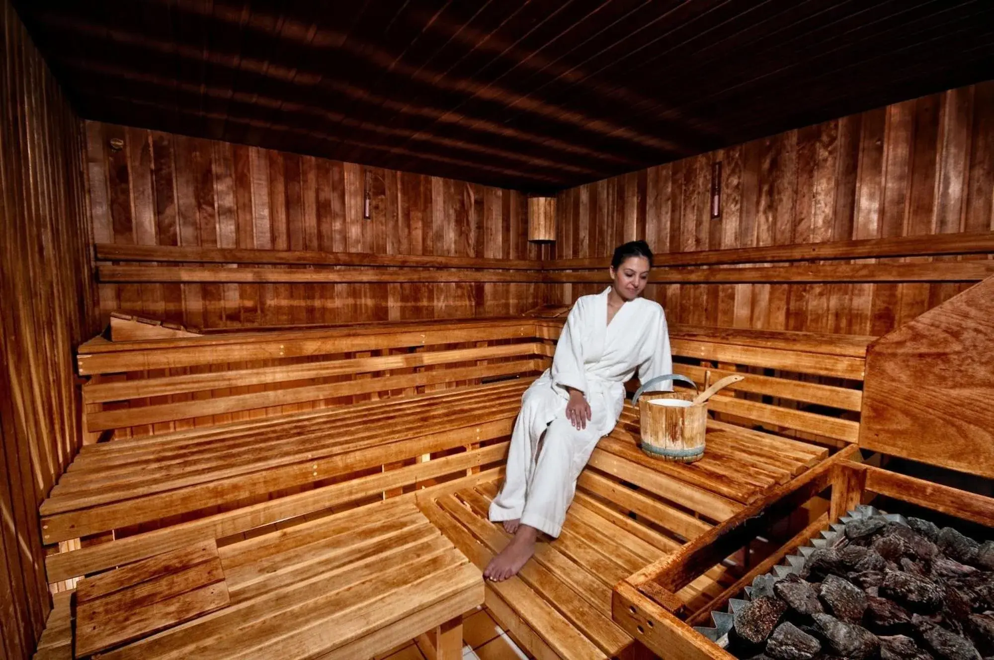 Sauna in Hotel Ambiente Walldorf