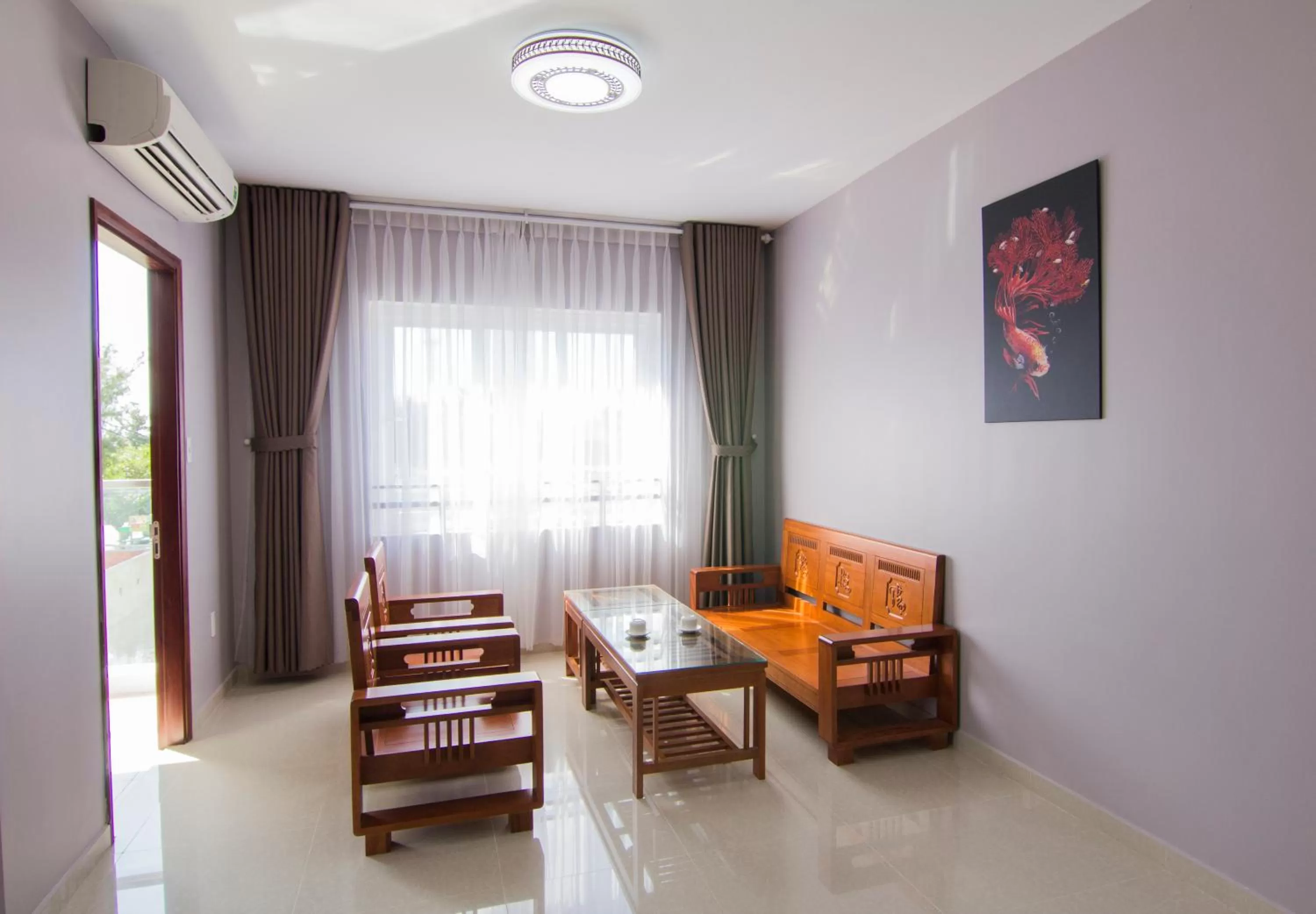 TV and multimedia, Seating Area in Khách sạn San Hô Vũng Tàu (Coral Hotel)