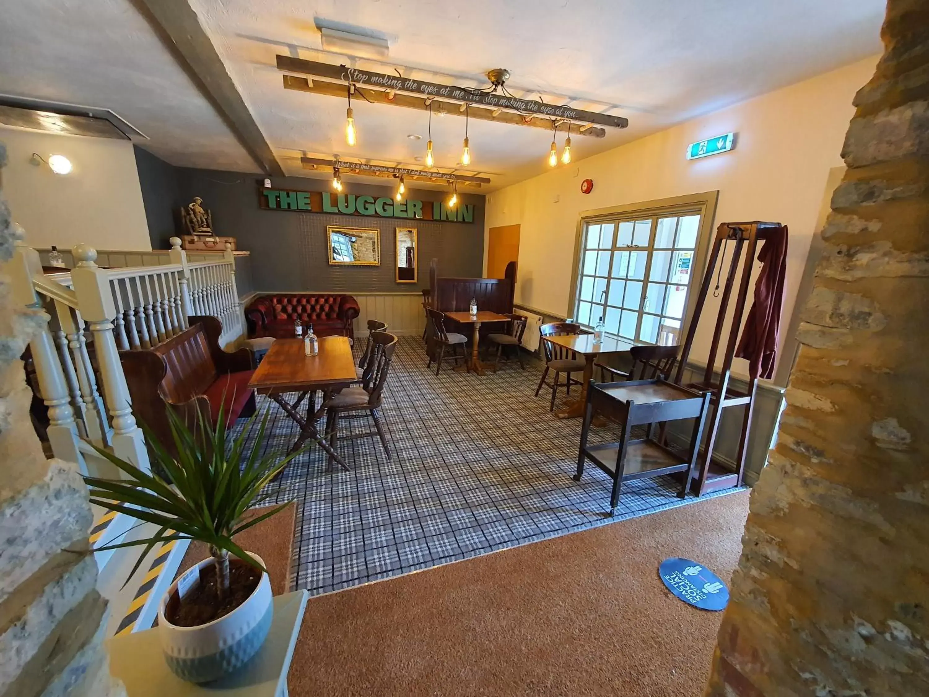 Dining area, Restaurant/Places to Eat in The Lugger Inn