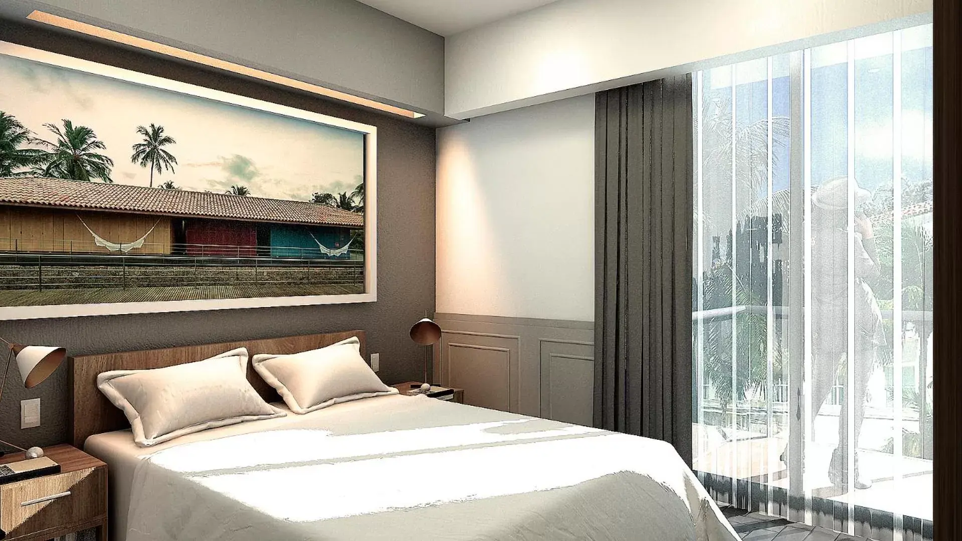 Bedroom, Bed in Singular Joy Downtown Residences