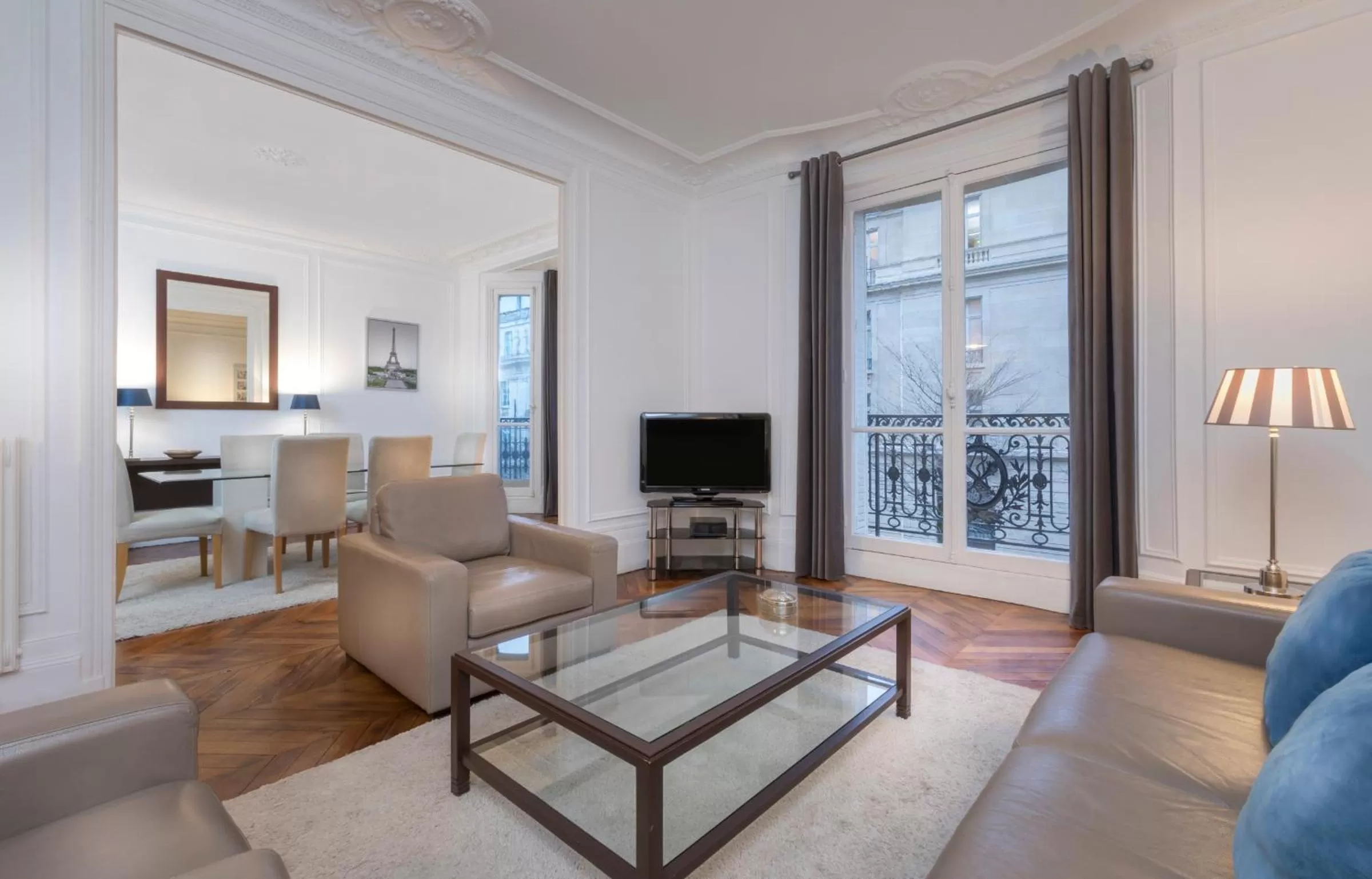 Living room in Résidence Charles Floquet
