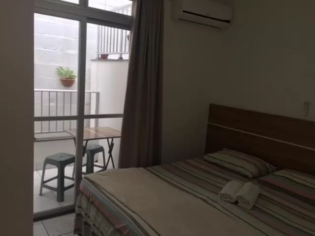 Bed in Pousada Almeida