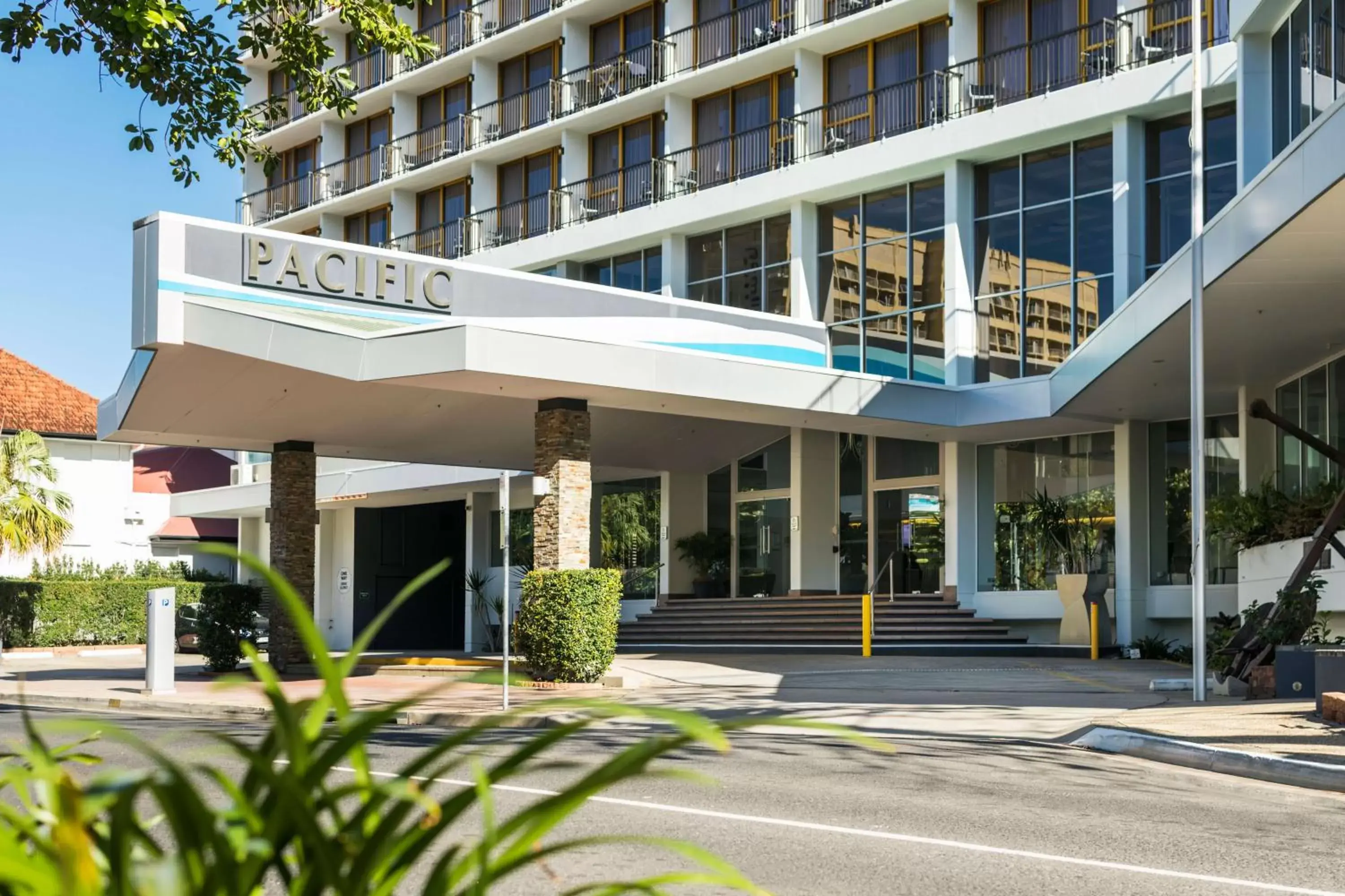 Facade/entrance, Property Building in Pacific Hotel Cairns