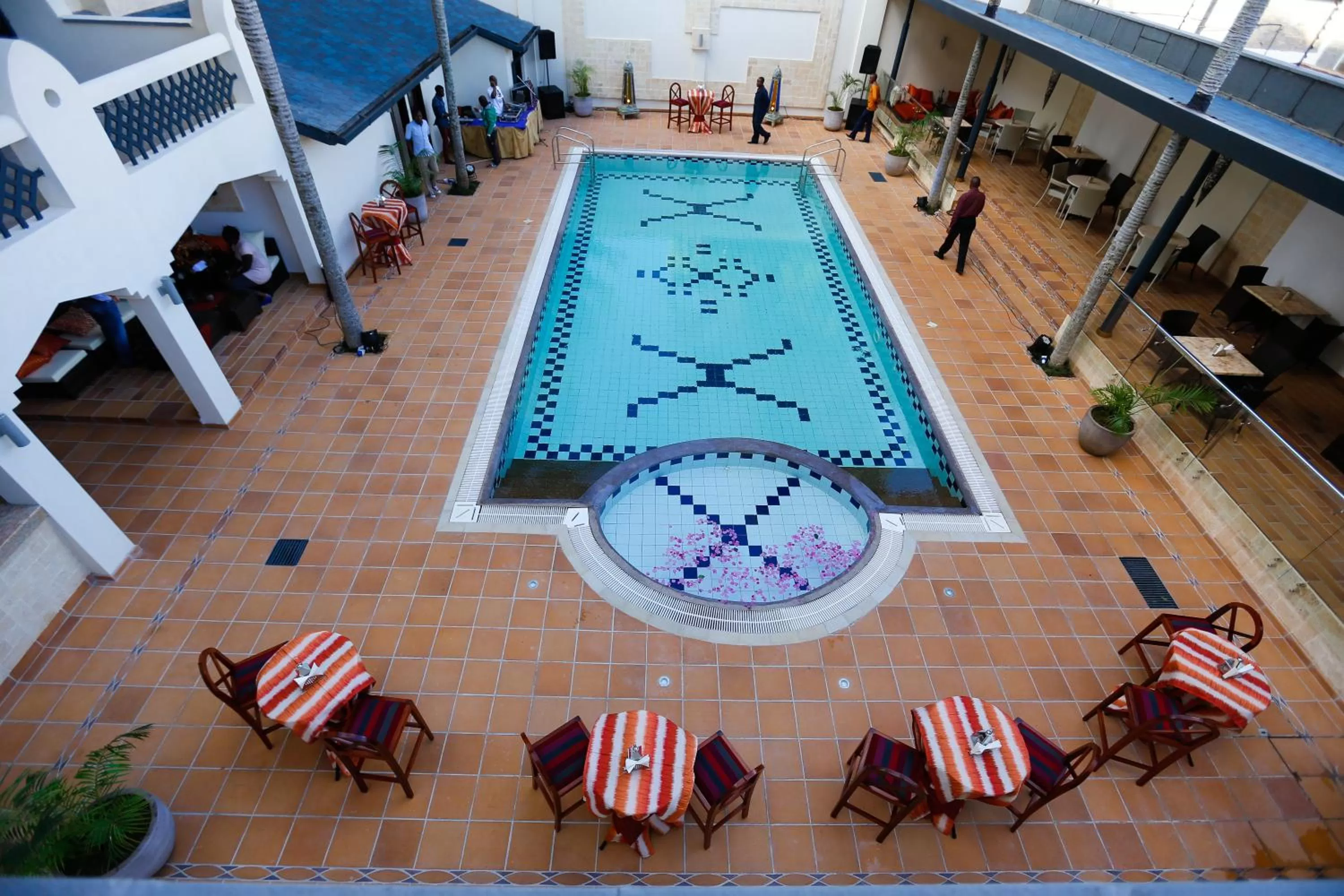 Pool view in The Heron By Sarovar Portico India