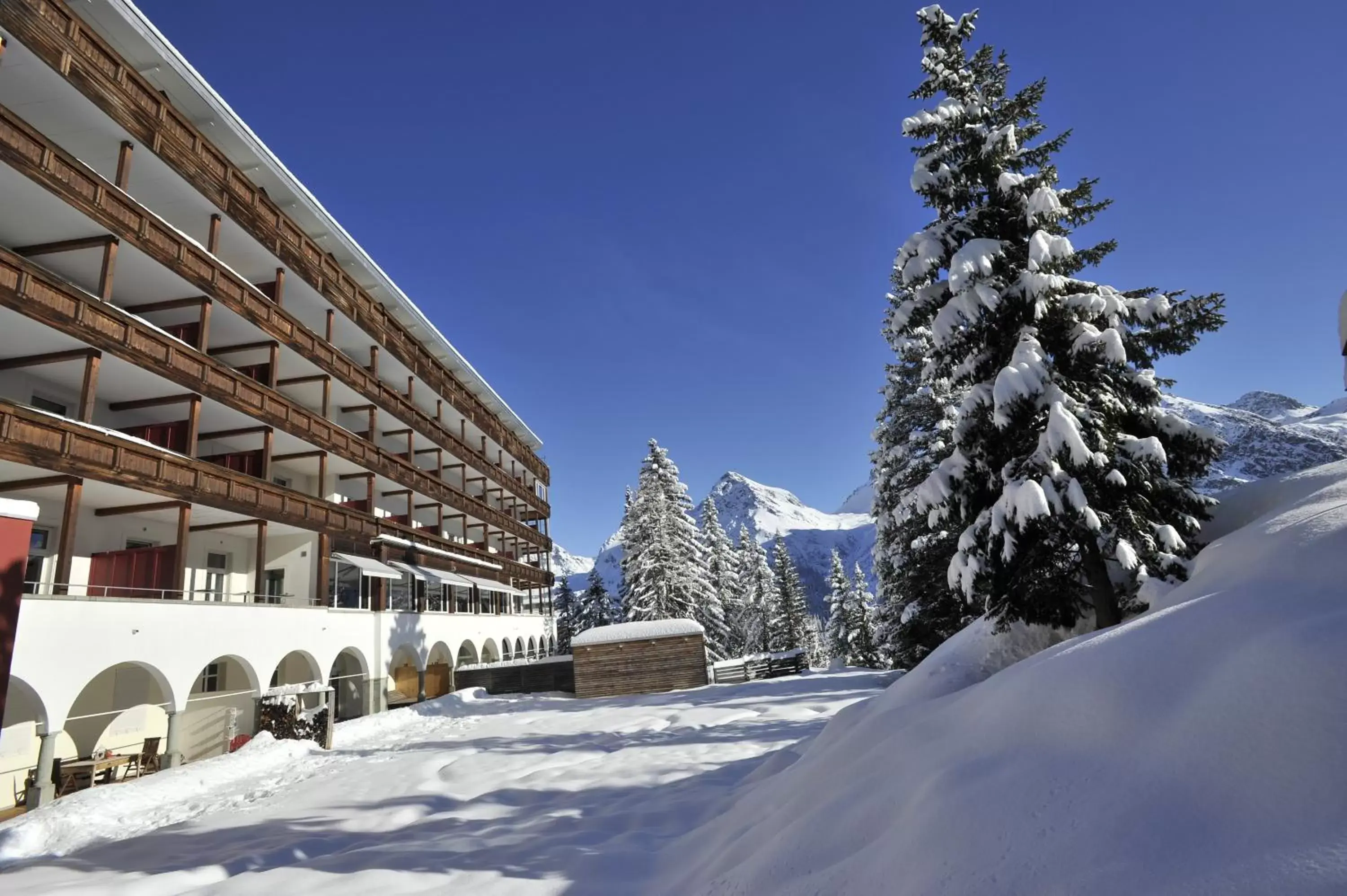 Winter in Blatter's Arosa Hotel & Bella Vista SPA