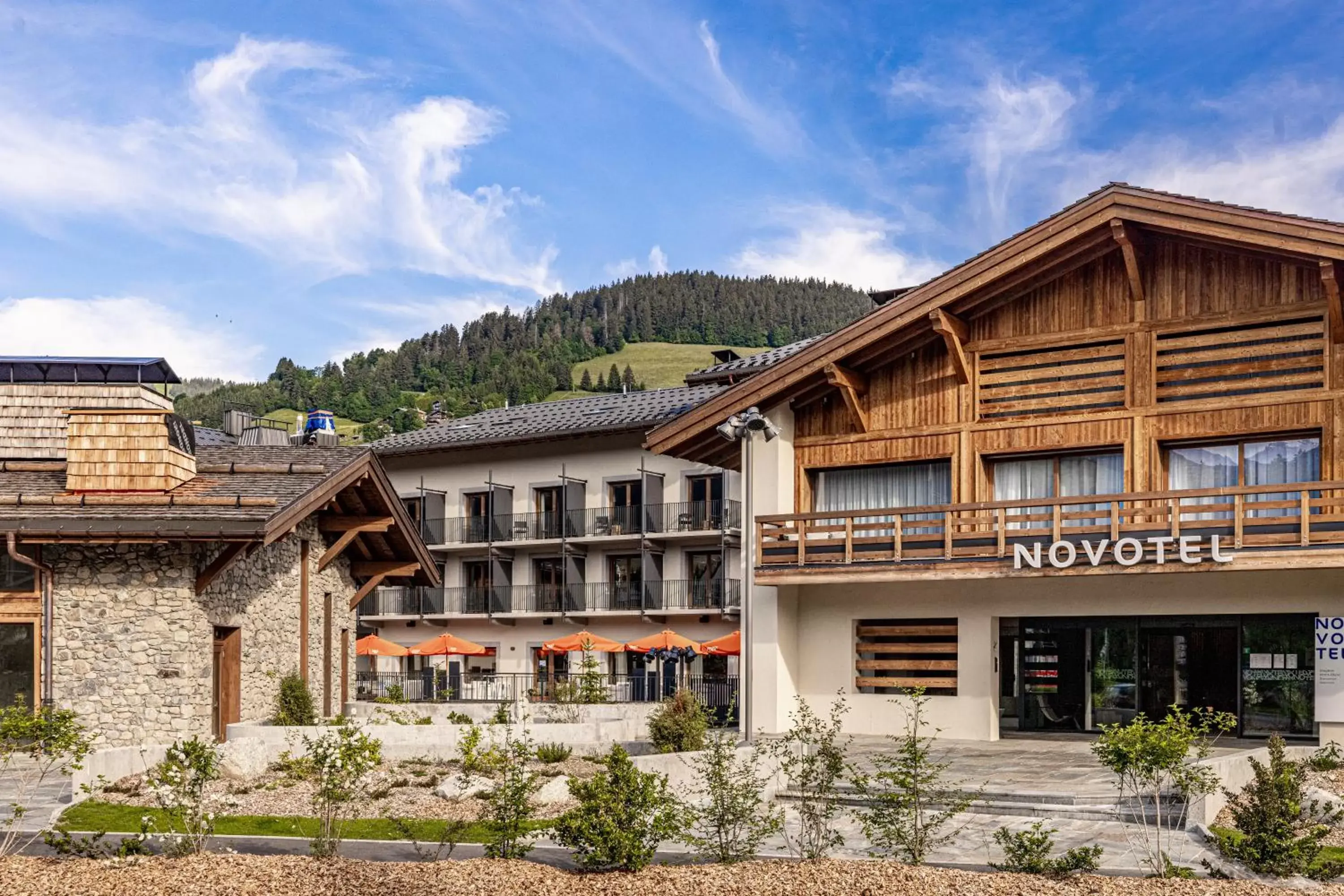 Property Building in Novotel Megève Mont-Blanc