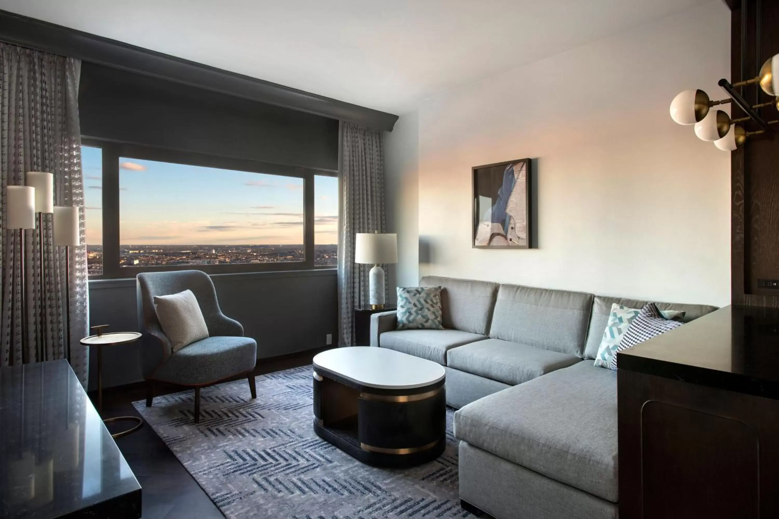 Living room, Seating Area in Boston Marriott Copley Place