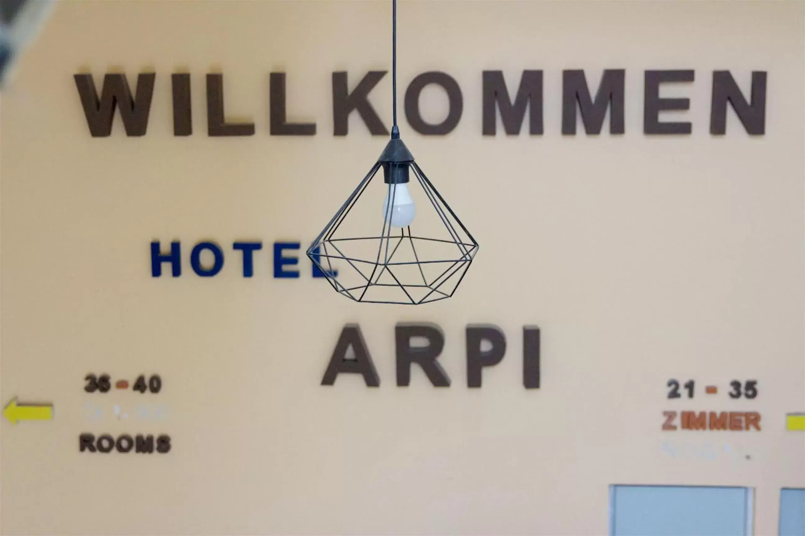 Decorative detail, Property Logo/Sign in Hotel Pension ARPI