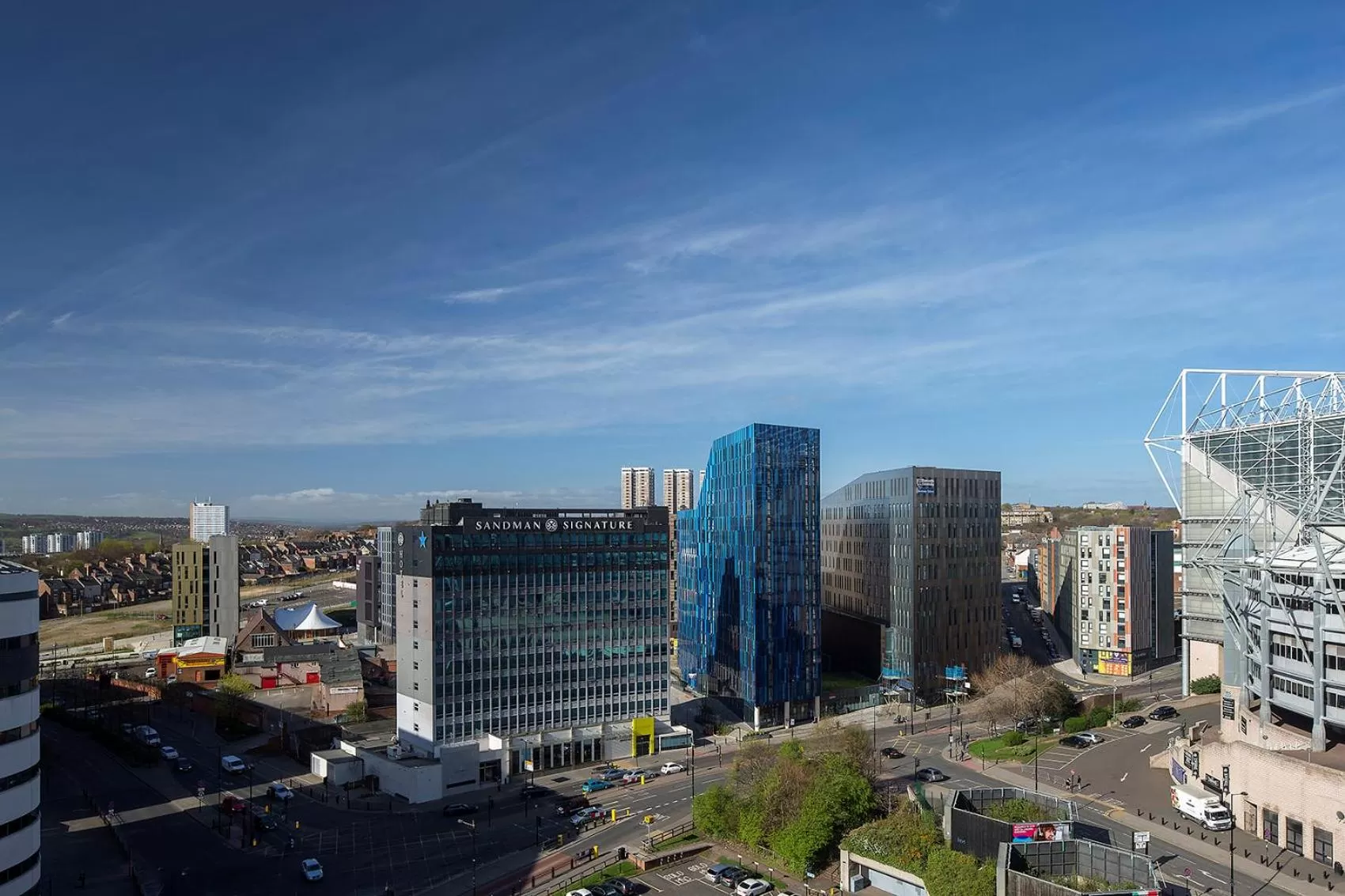 Property building in Sandman Signature Newcastle Hotel
