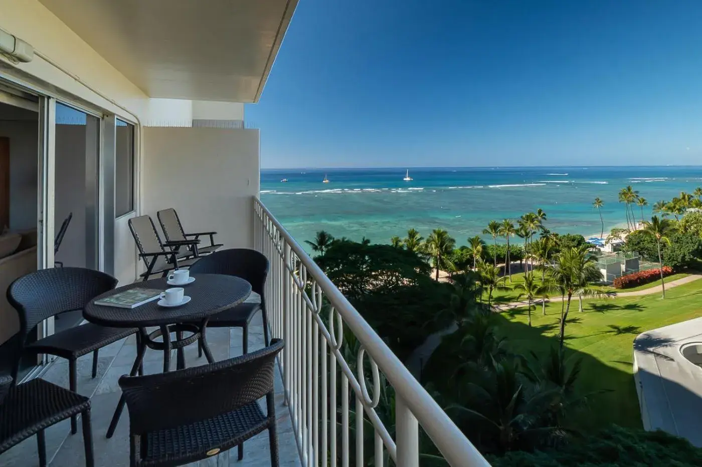 Balcony/Terrace in Waikiki Shore by Outrigger