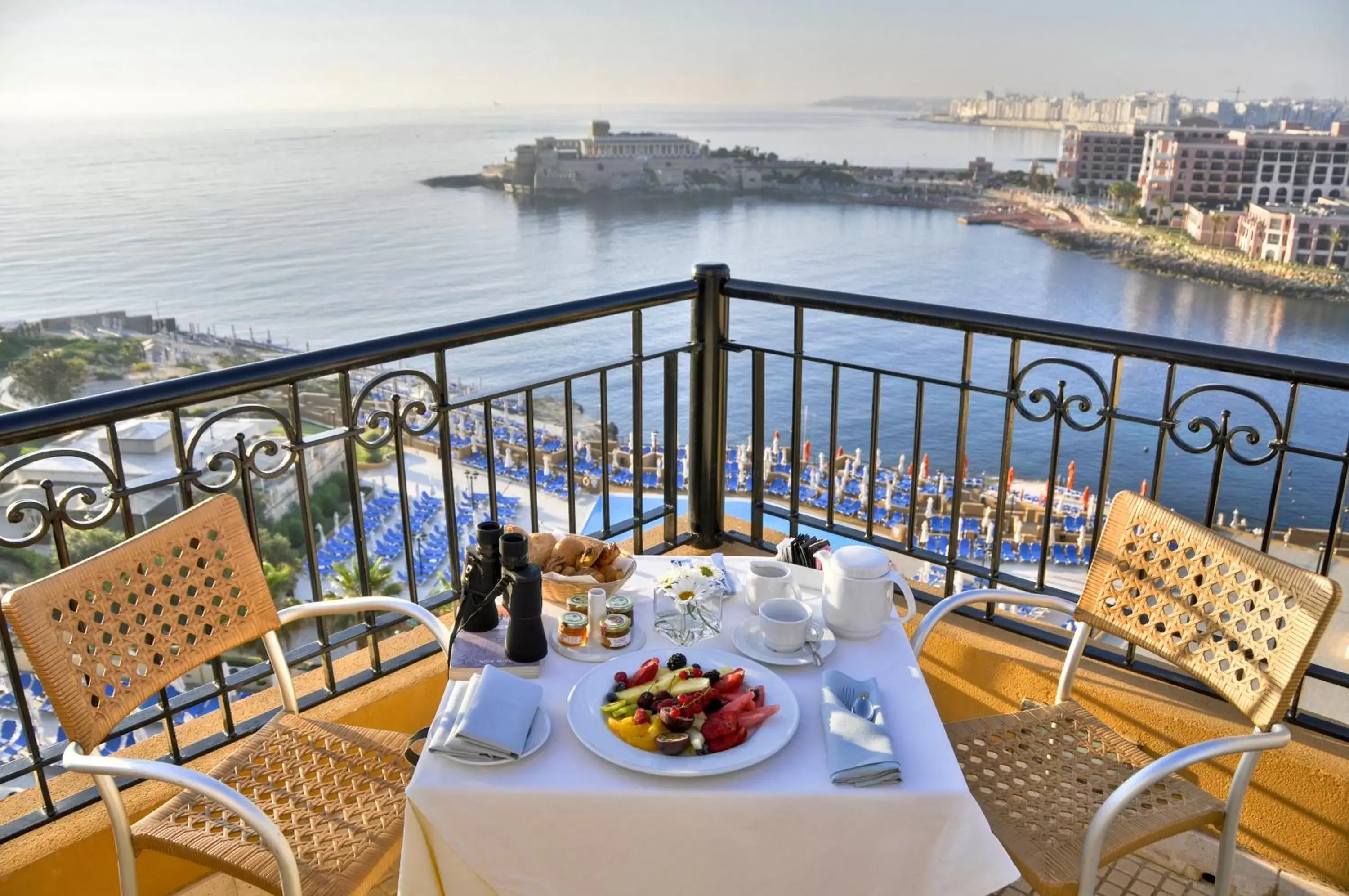 Sea view in Corinthia Hotel St. George’s Bay