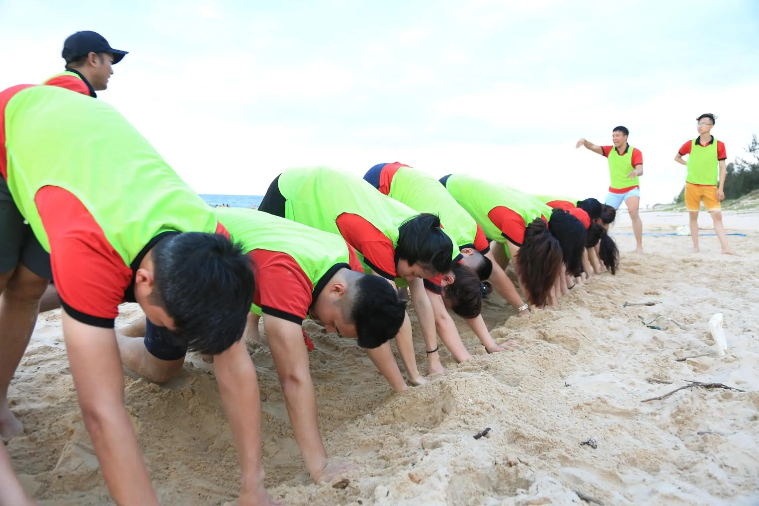 People in Phu Cuong Beach Hotel