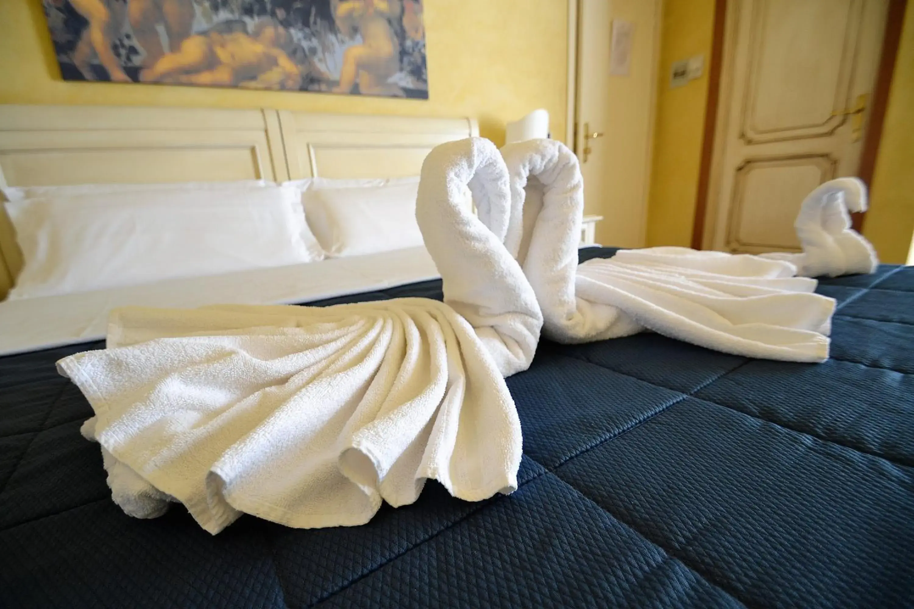 Bed in Hotel Posta