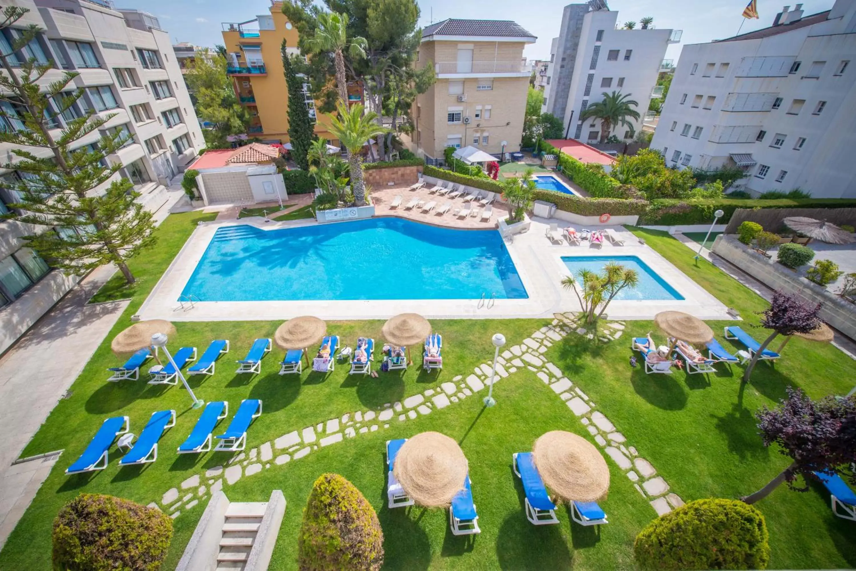 Garden view in Atenea Park Suites & Apartments Garden view in Atenea Park Suites & Apartments