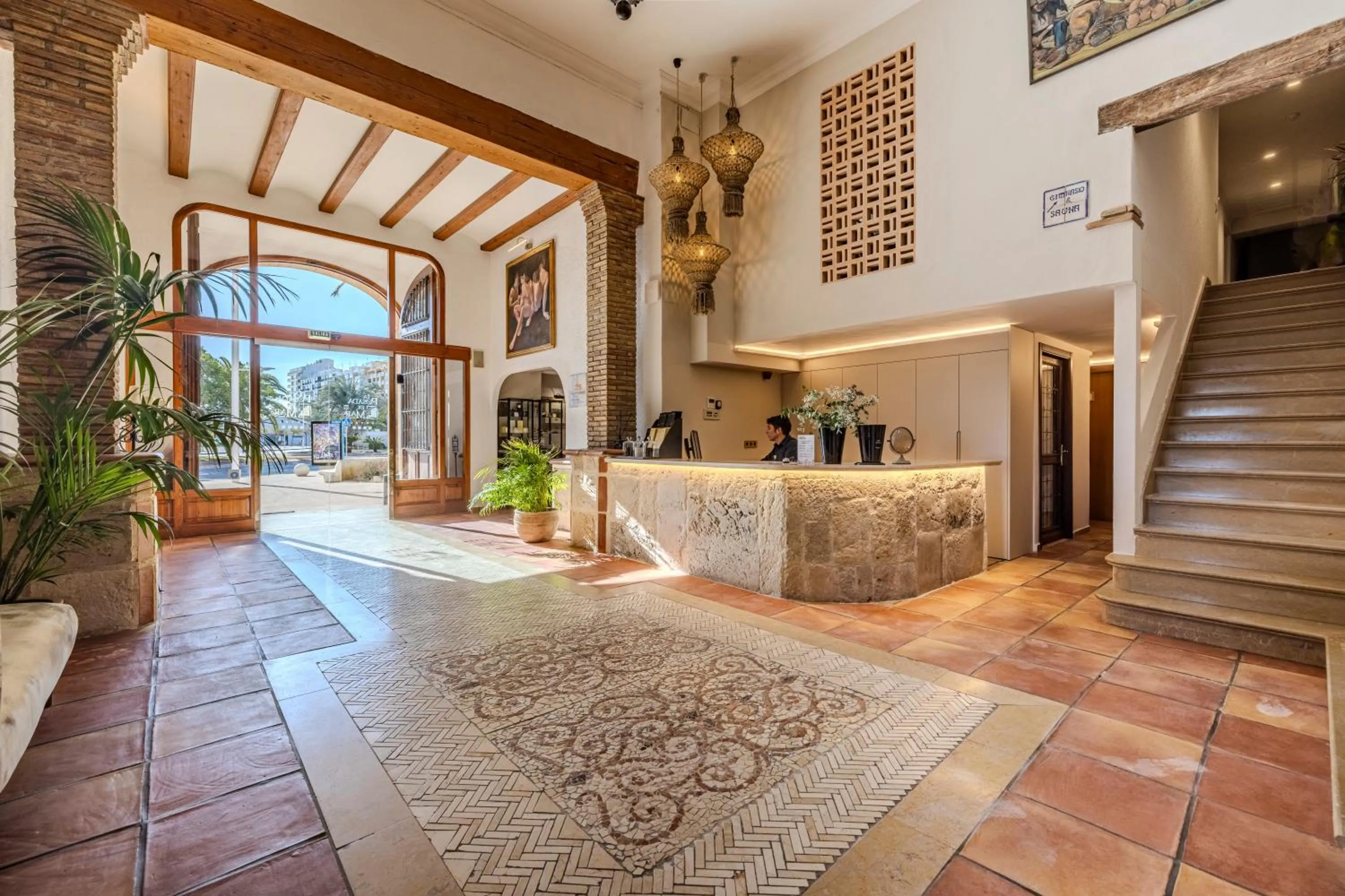 Lobby or reception in La Posada del Mar