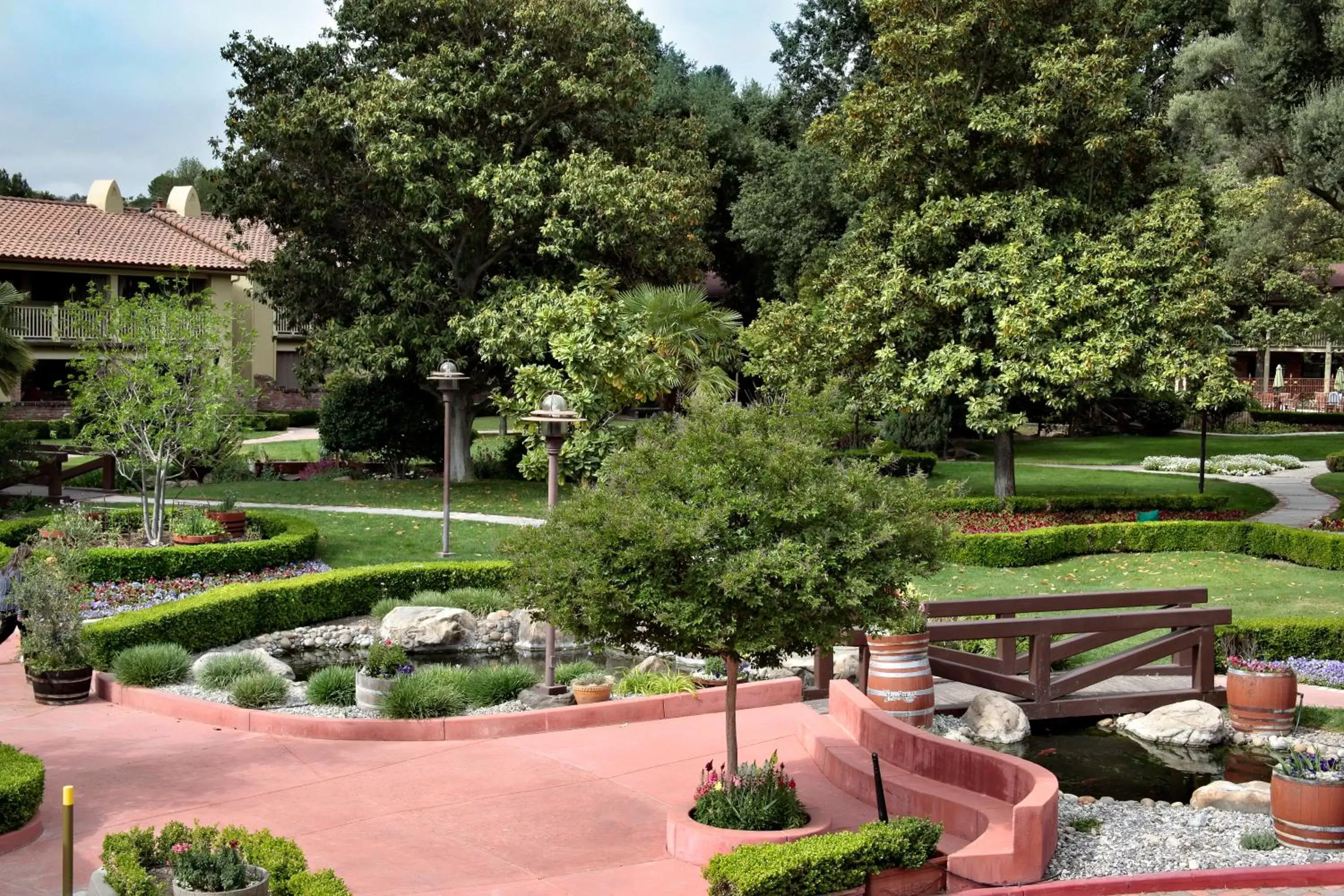 Patio in Paso Robles Inn