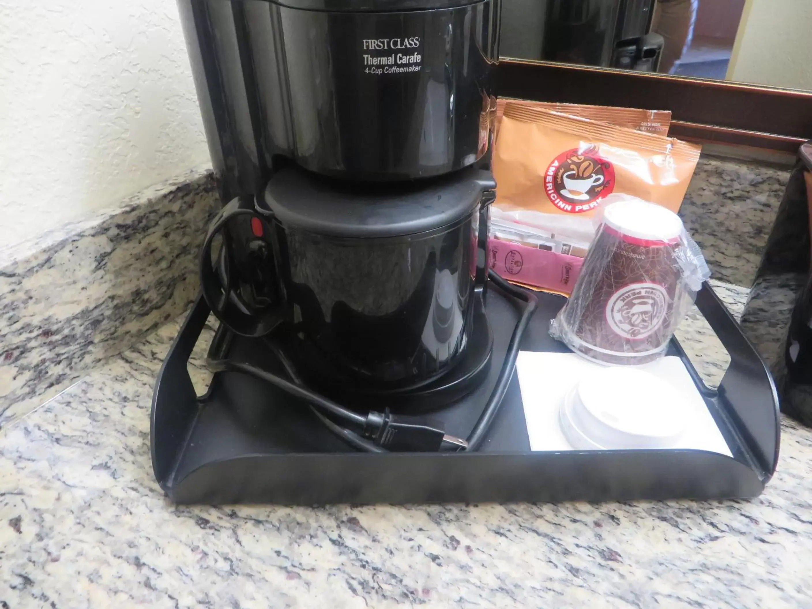 Coffee/tea facilities in AmericInn by Wyndham Worthington