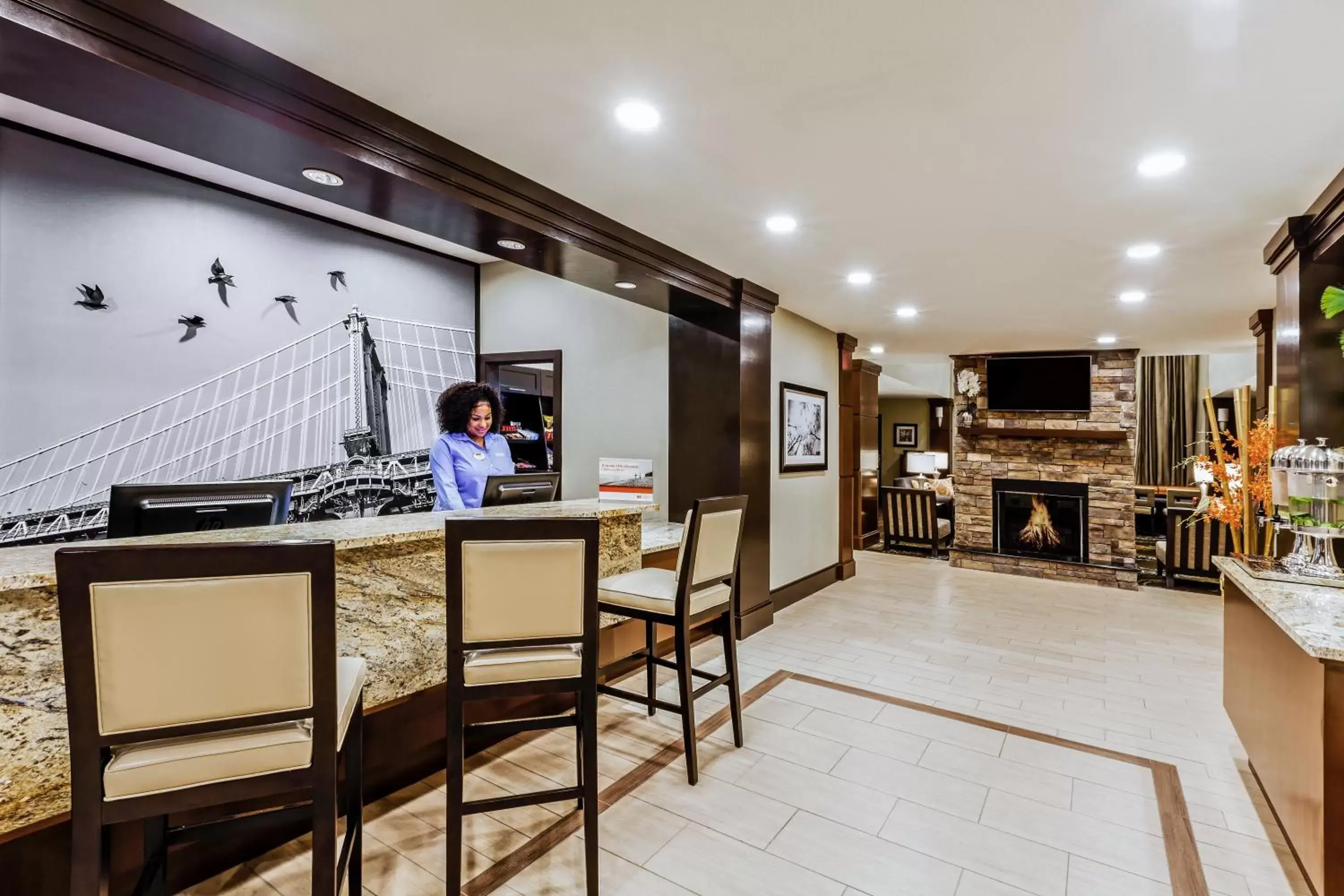 Property building, Lobby/Reception in Staybridge Suites Fort Worth Fossil Creek, an IHG Hotel