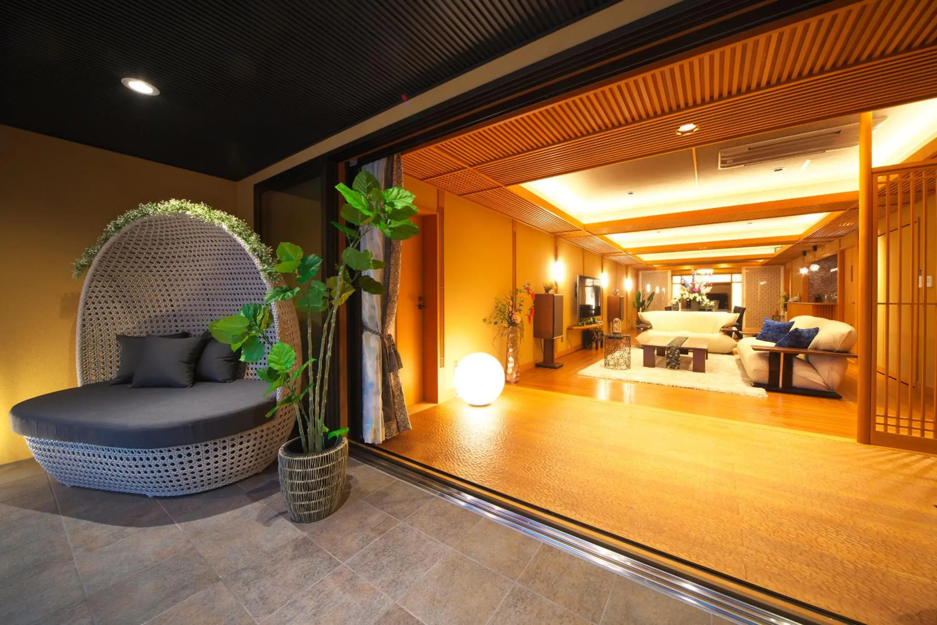 Living room, Lobby/Reception in Kasuitei Ooya
