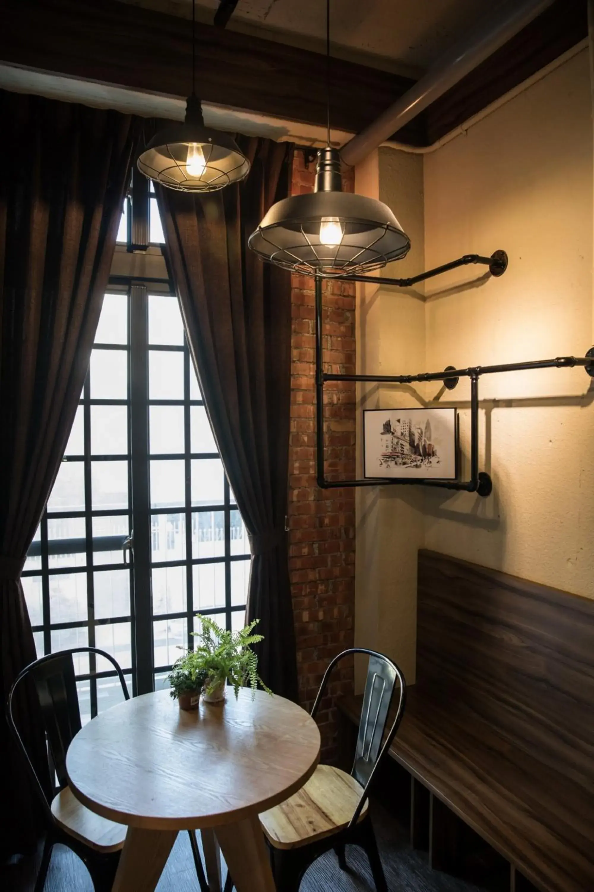 Decorative detail, Dining Area in The Brick