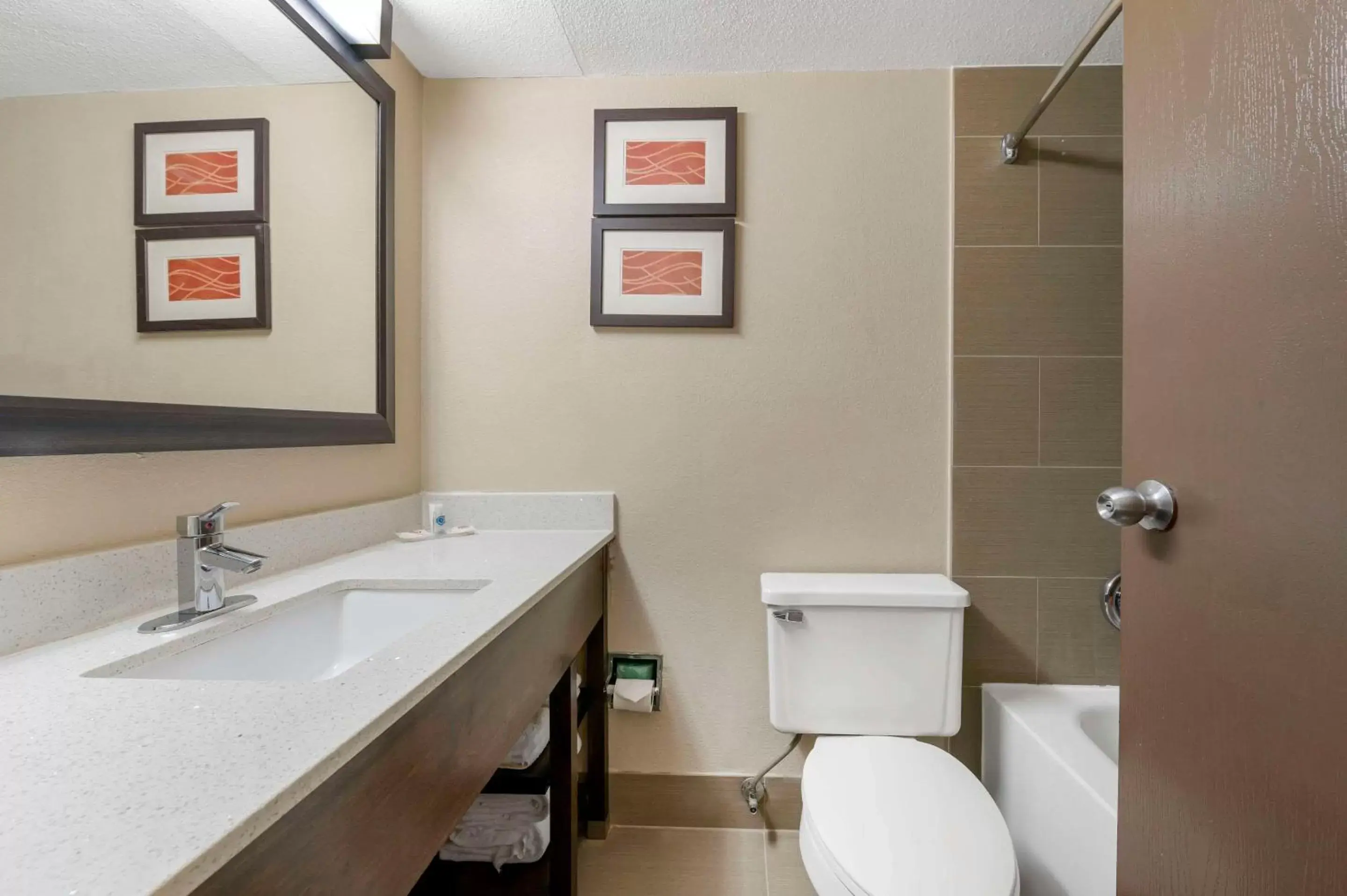 Bathroom in Comfort Inn & Suites North at the Pyramids
