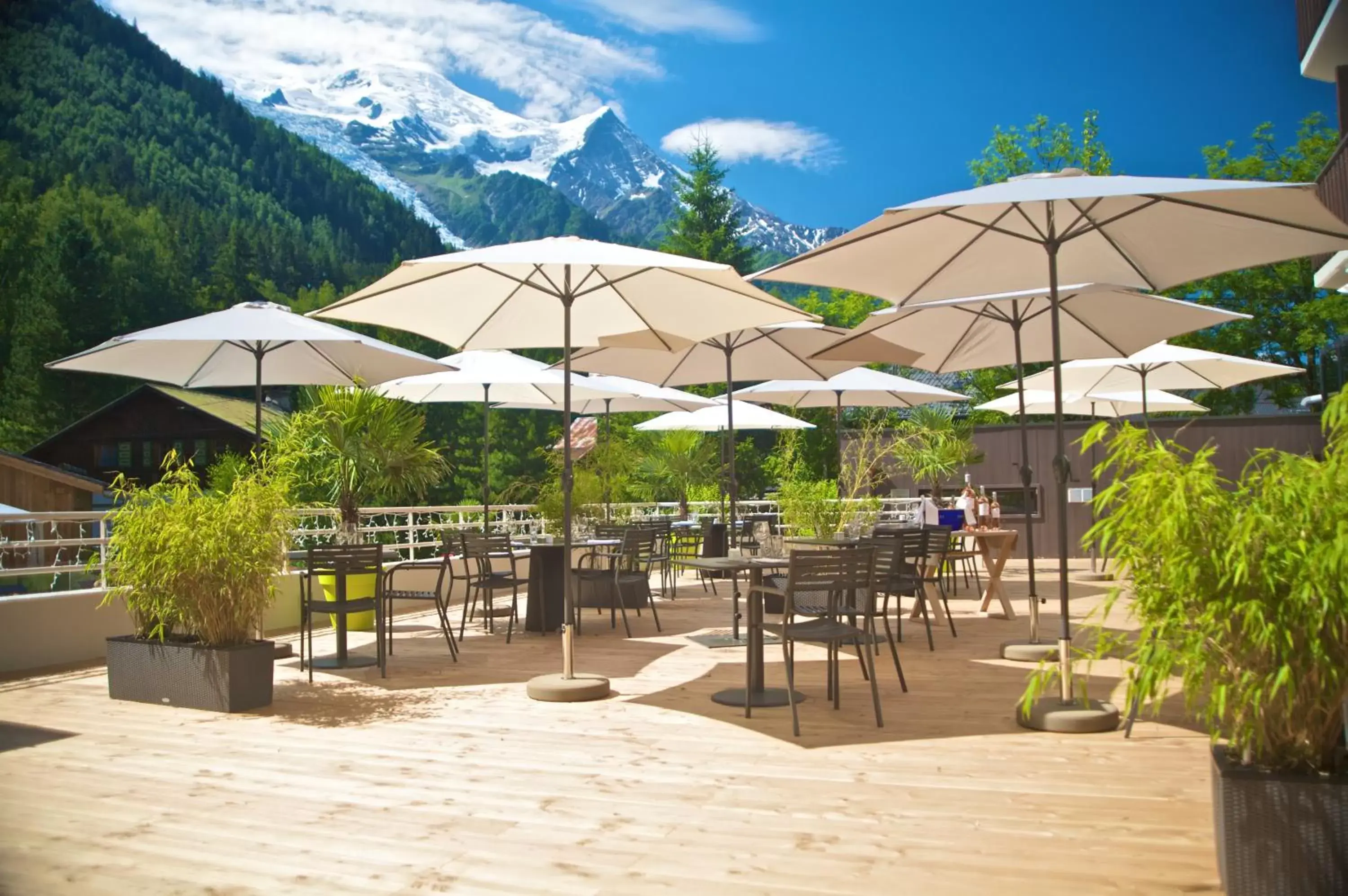 Spring, Restaurant/Places to Eat in Hôtel Le Refuge des Aiglons