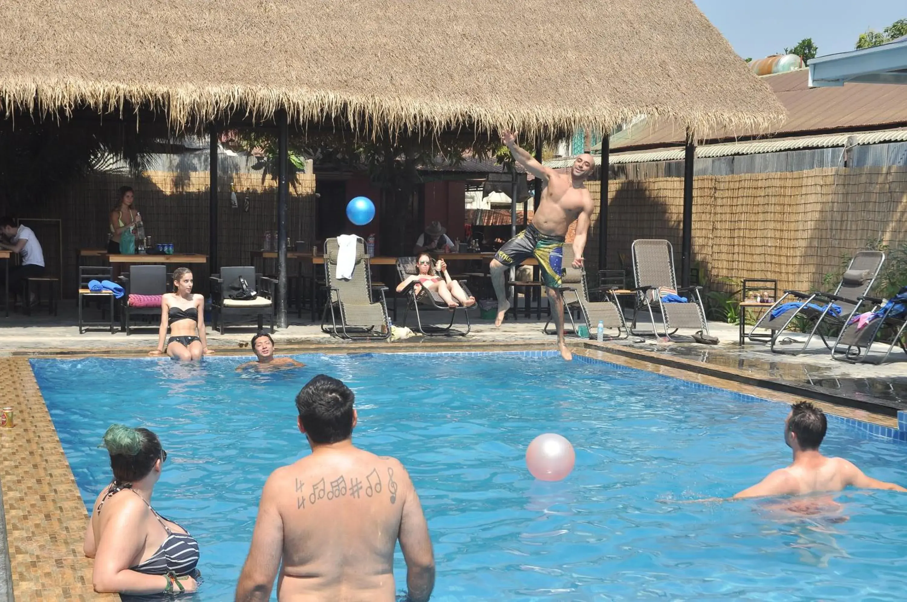 Swimming Pool in Pool Party Hostel