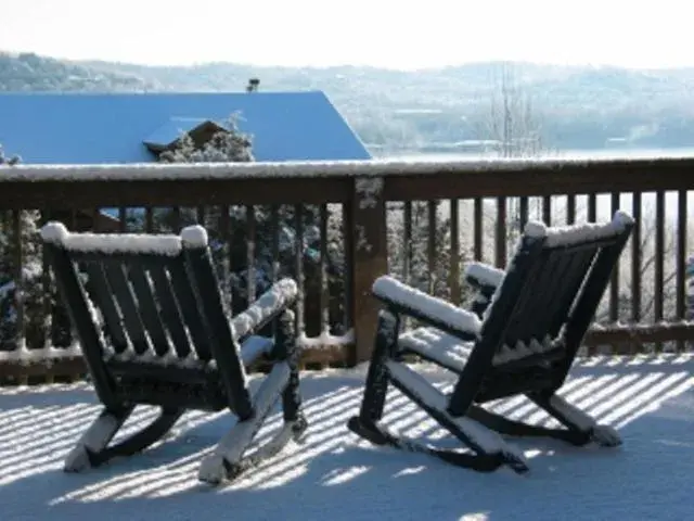 Winter, Balcony/Terrace in The Village At Indian Point Resort