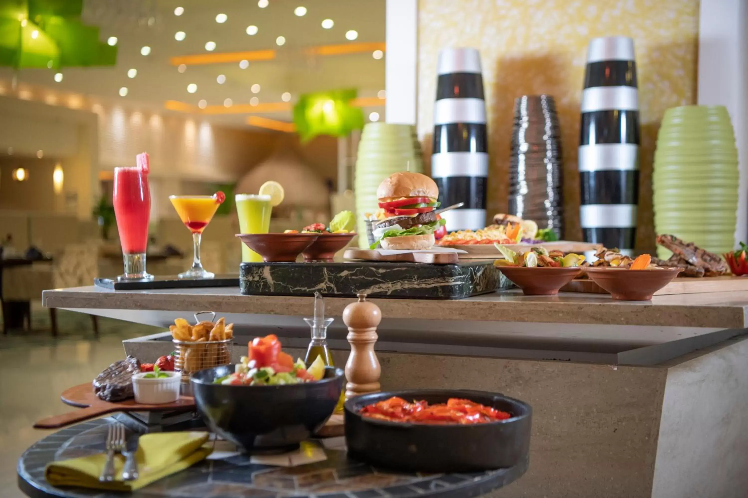 Food and drinks in Radisson Blu Resort Jizan