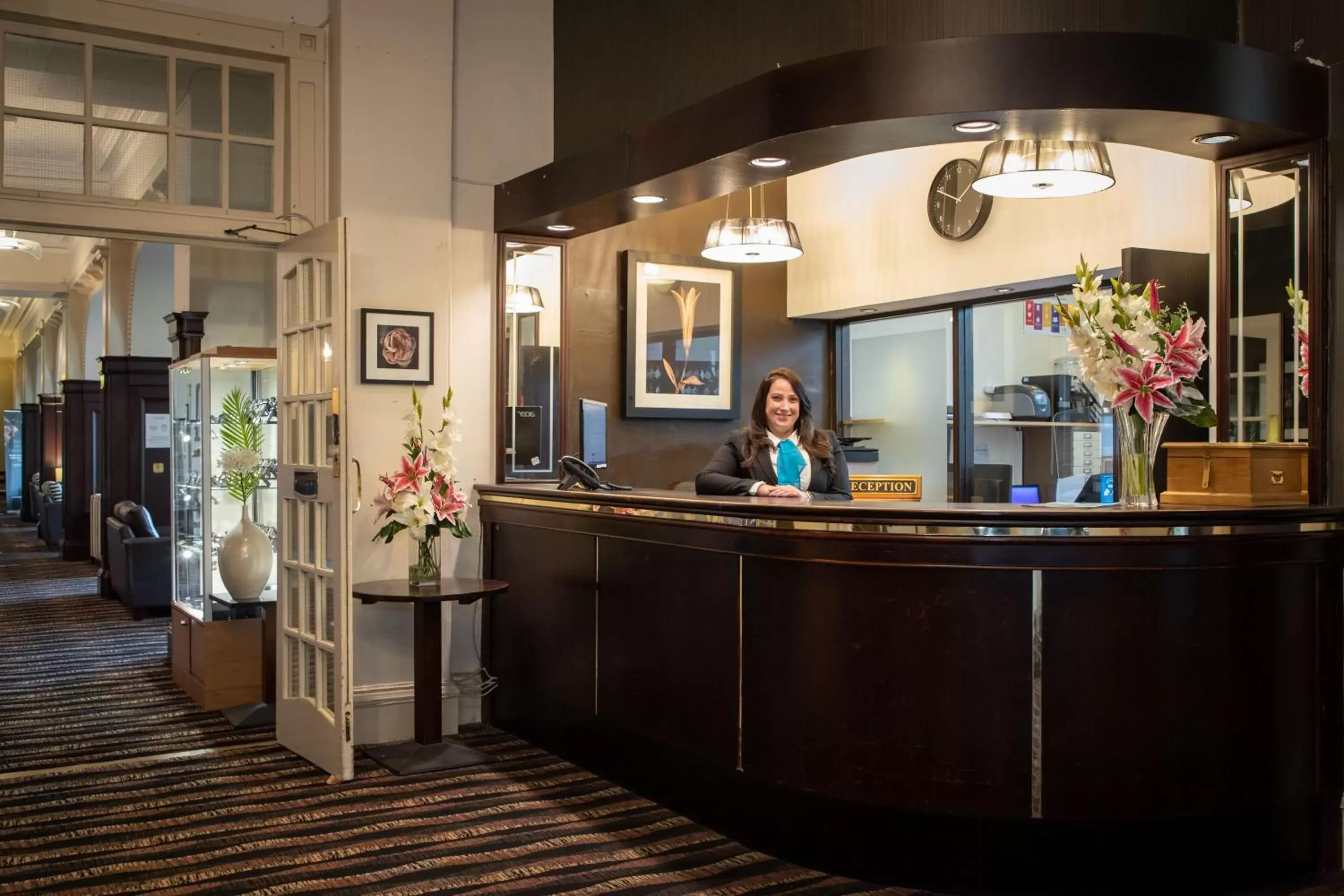 Lobby or reception in The Pitlochry Hydro Hotel Lobby or reception in The Pitlochry Hydro Hotel