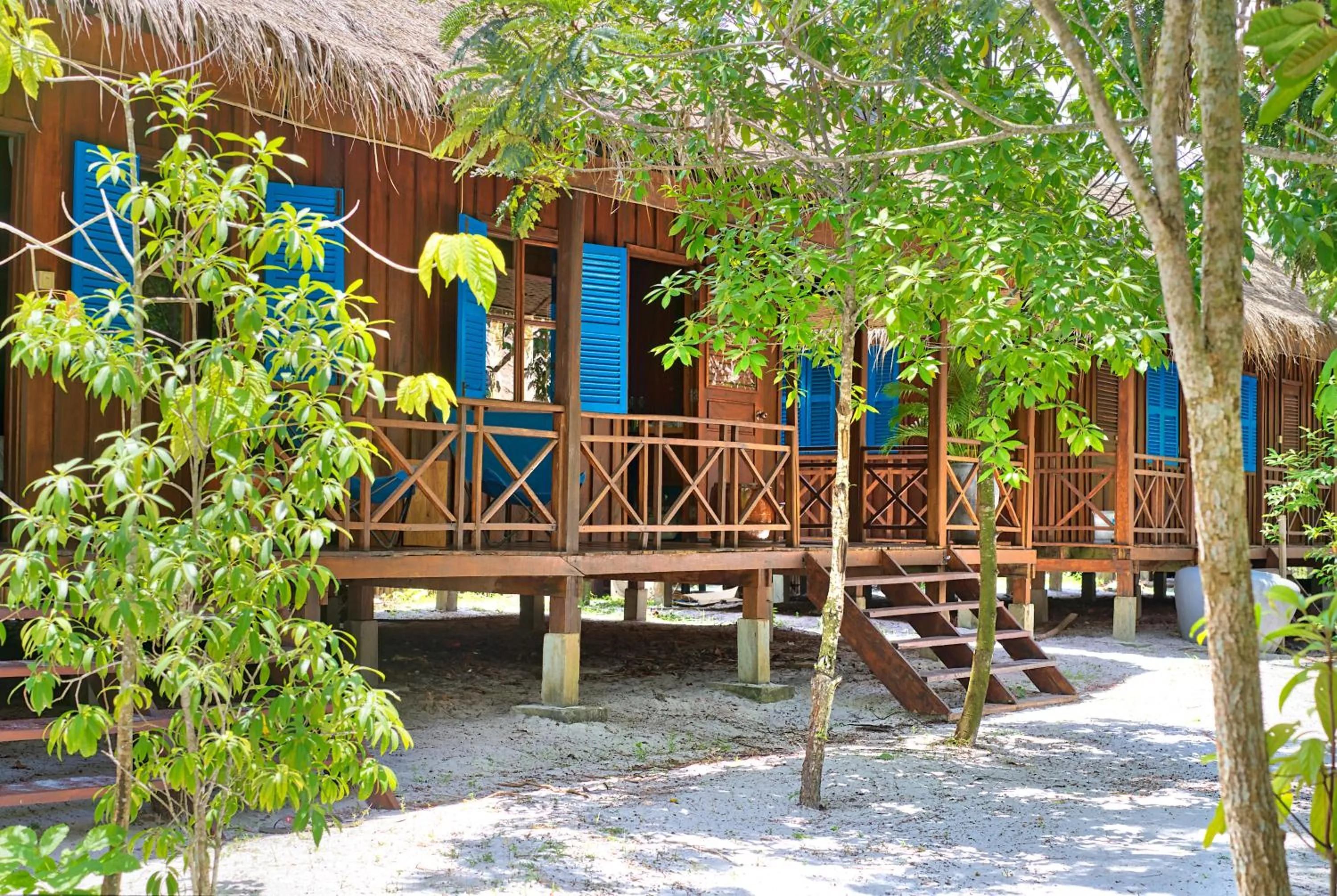 Balcony/Terrace in Sok San Beach Resort