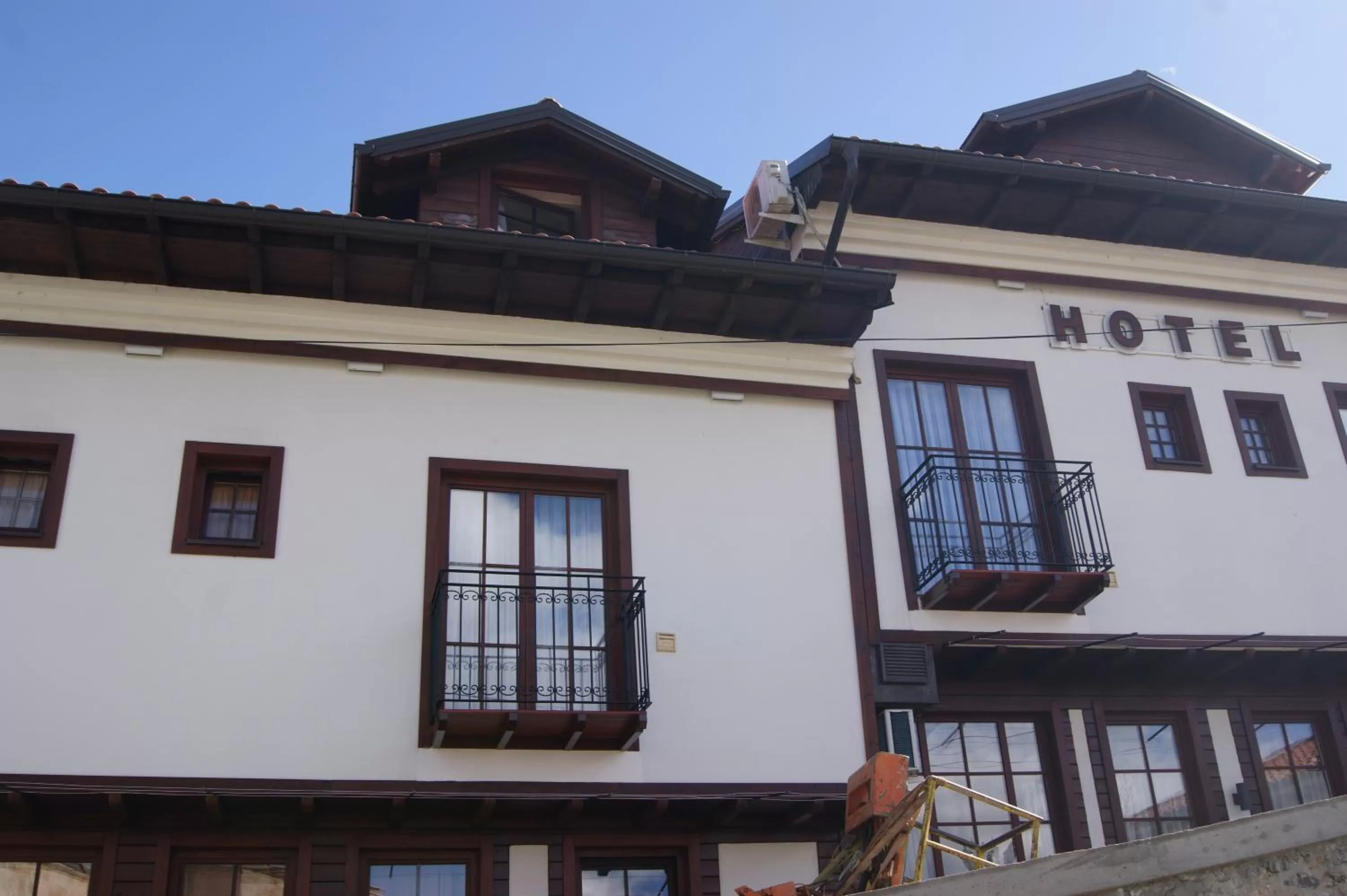 Garden view in Hotel Prizreni