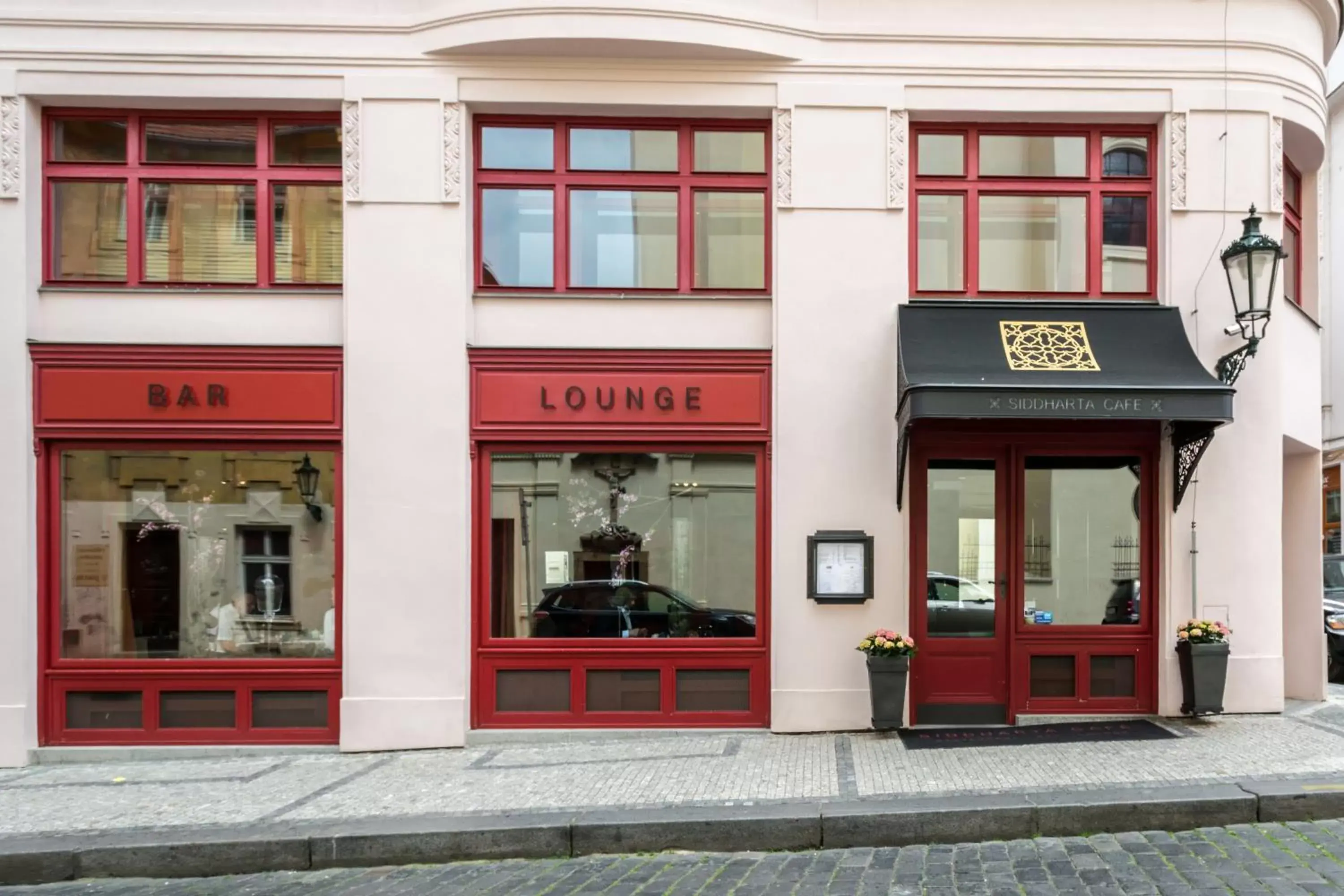 Facade/entrance in Buddha-Bar Hotel Prague