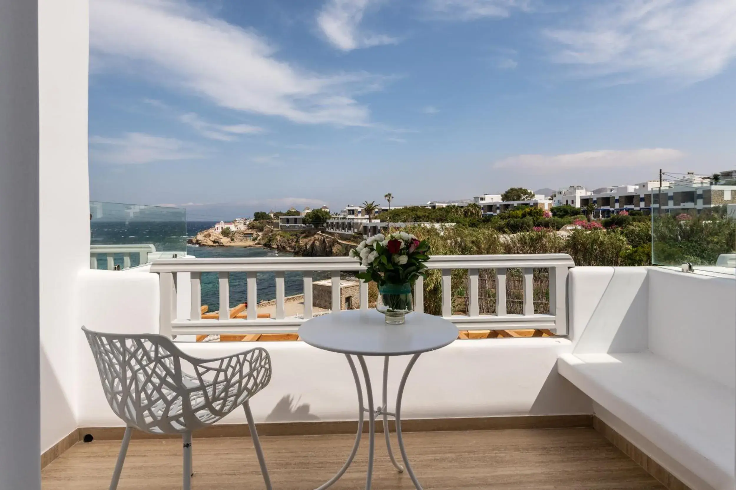 Balcony/Terrace in Poseidon Hotel Suites