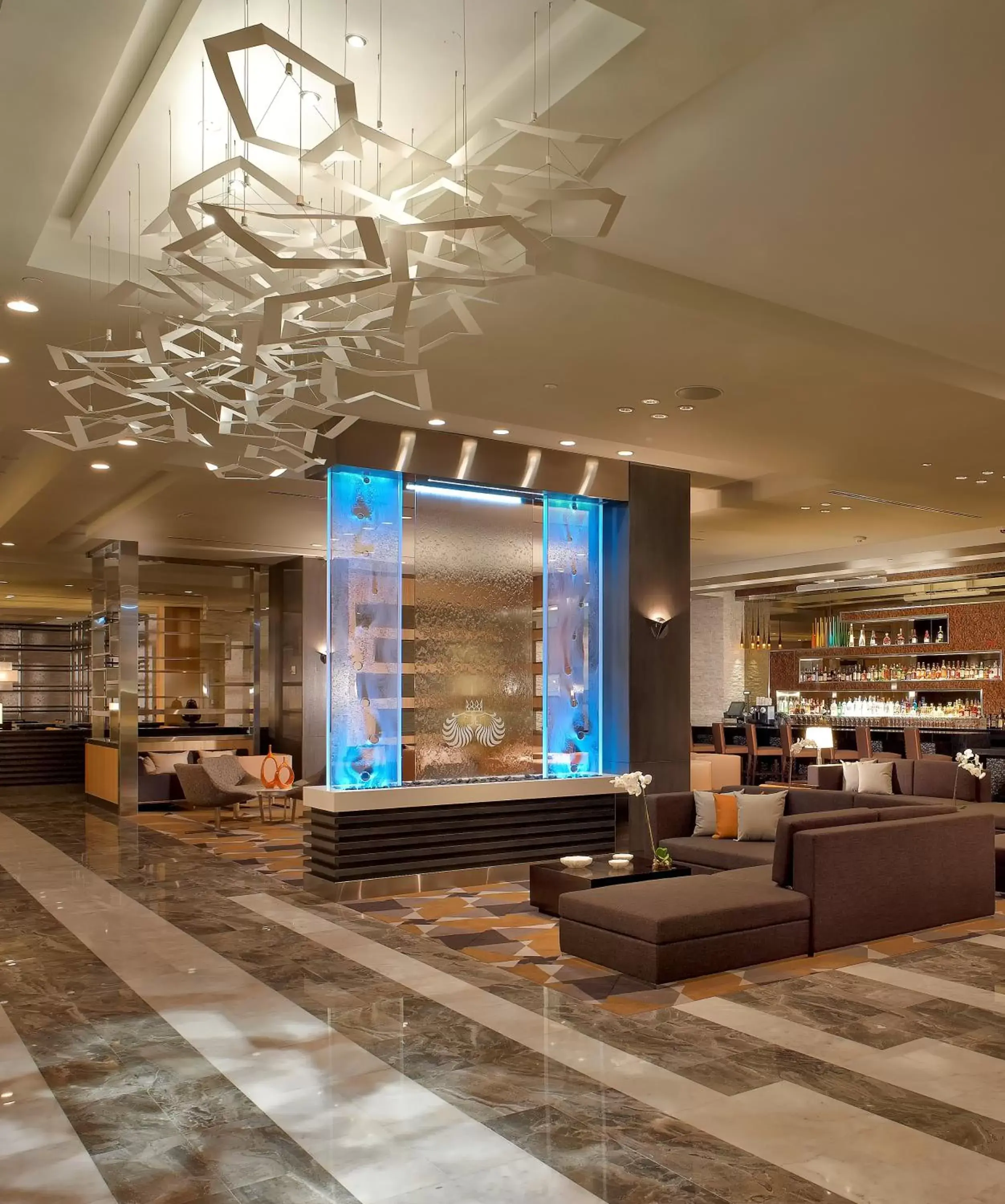 Lobby or reception in EB Hotel Miami Airport