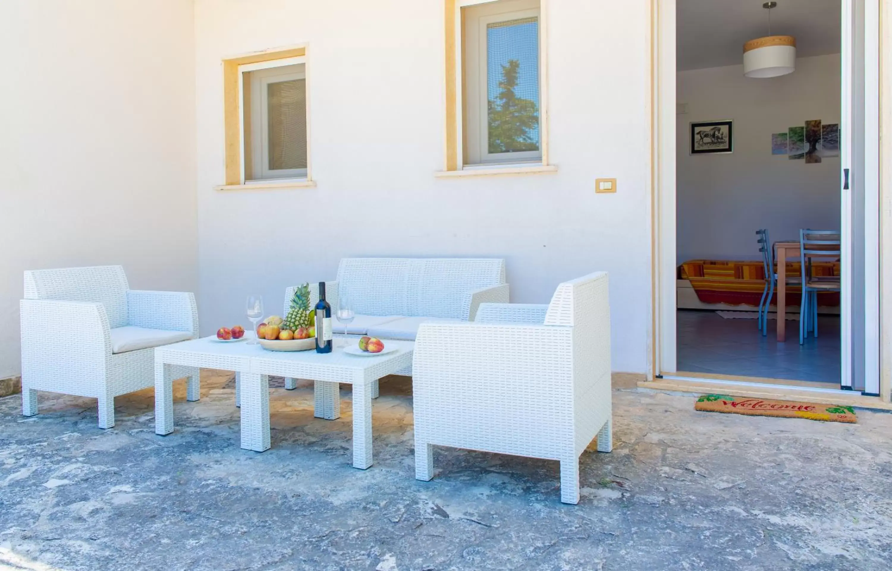 Patio, Seating Area in Tenuta Don Carmelo