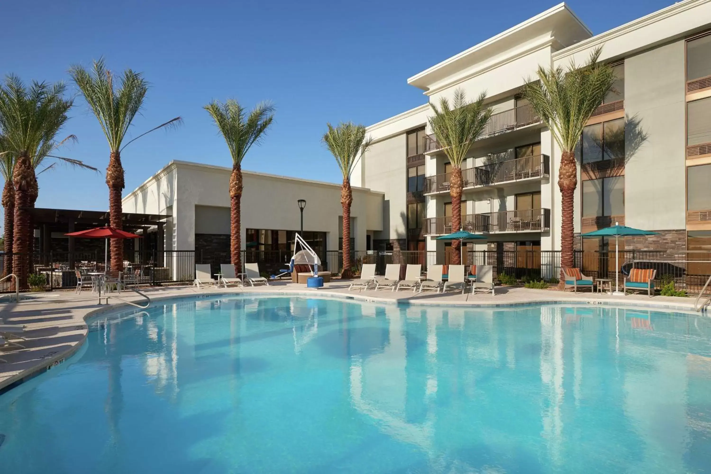 Pool view, Property Building in Hampton Inn Lake Havasu City