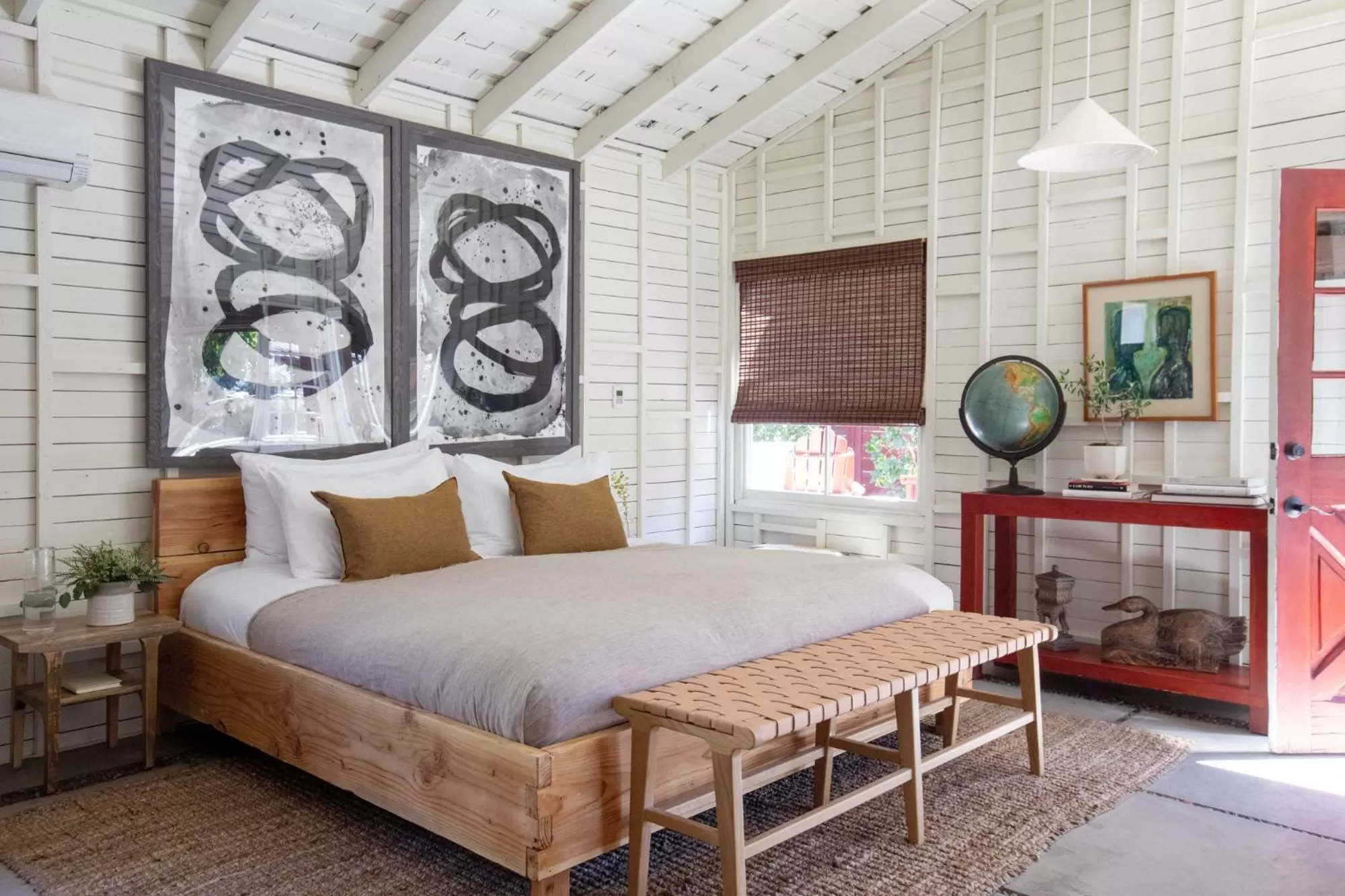 Bed in Sparrows Lodge