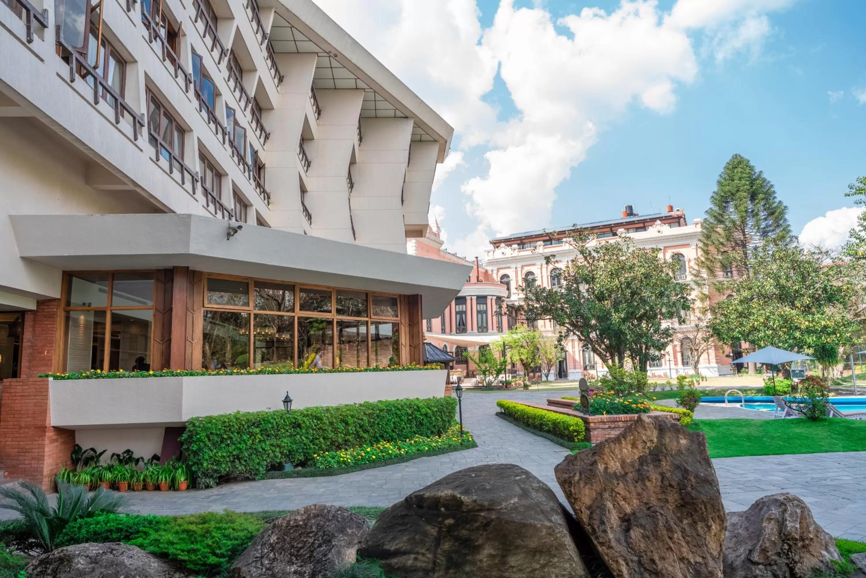 Natural landscape in Hotel Yak & Yeti