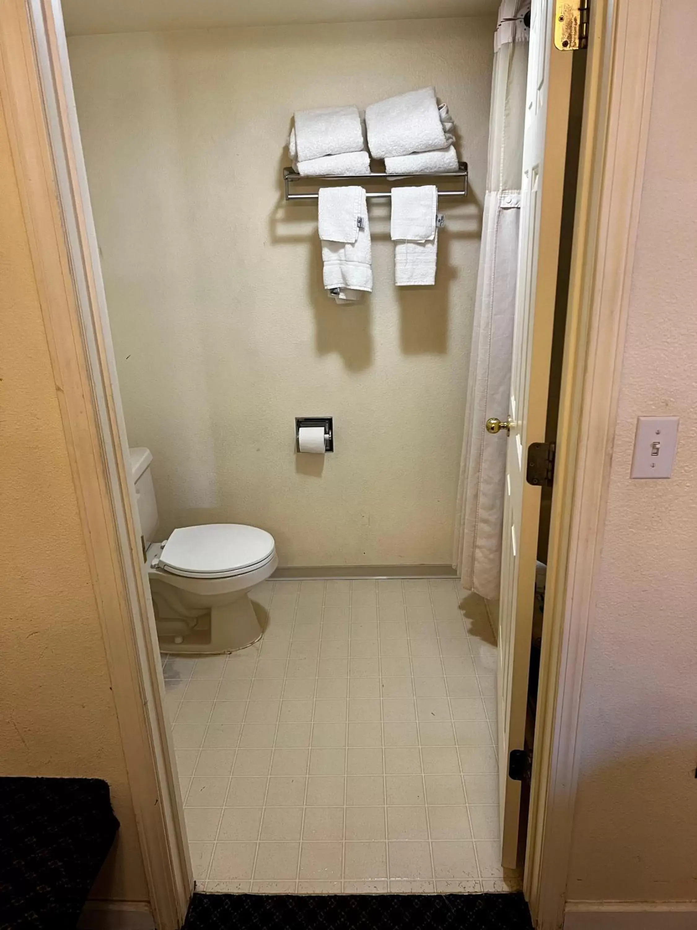 Toilet, Bathroom in Rodeway Inn - Santa Fe Inn
