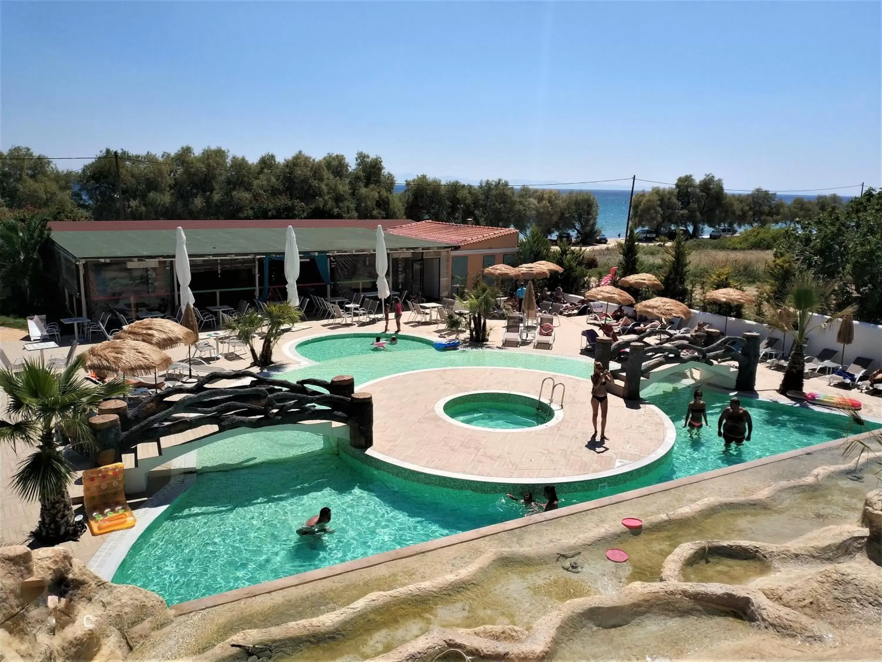 Swimming pool, Pool View in Thassos Hotel Grand Beach