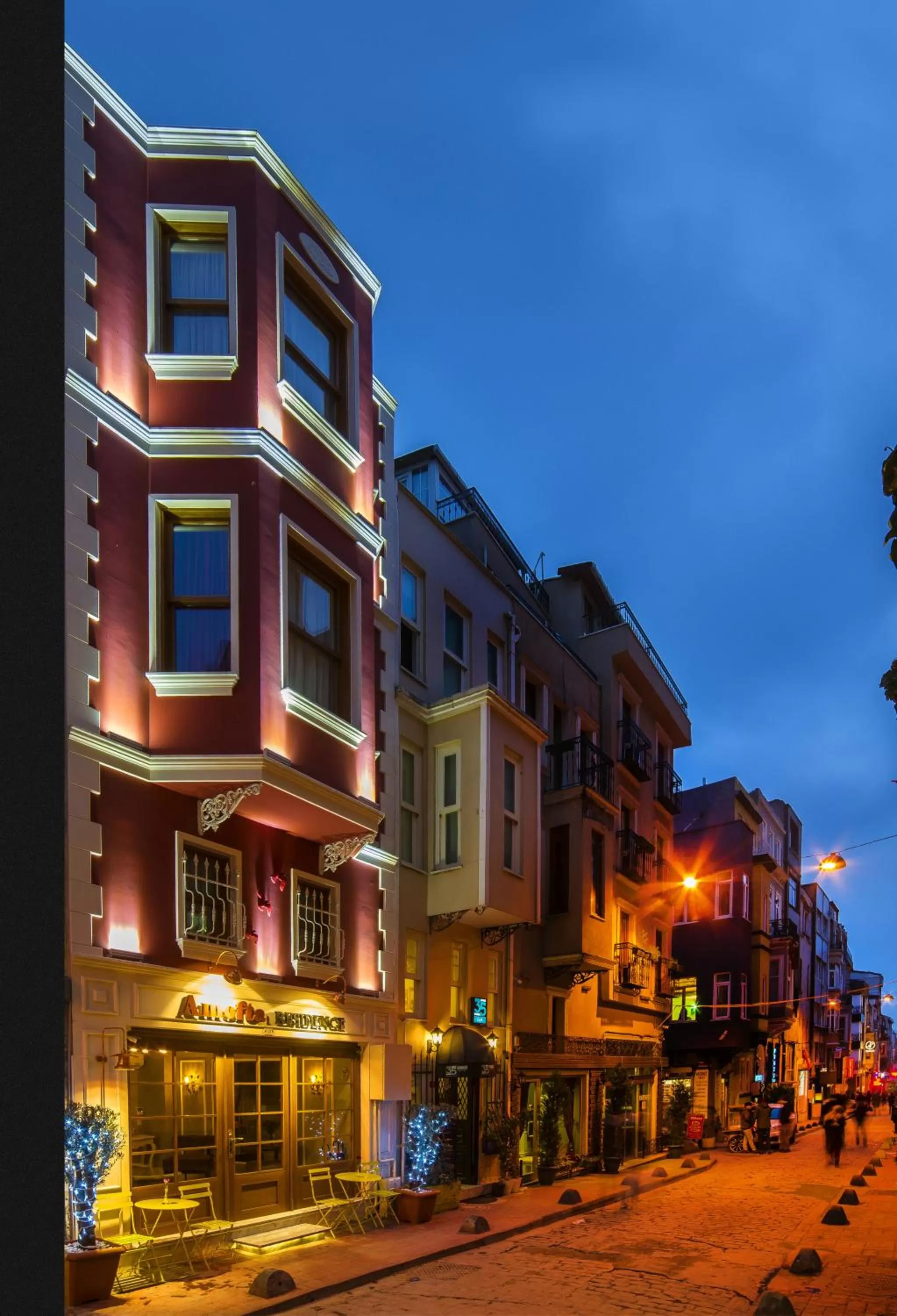 Street view in Amofta Hotel Taksim